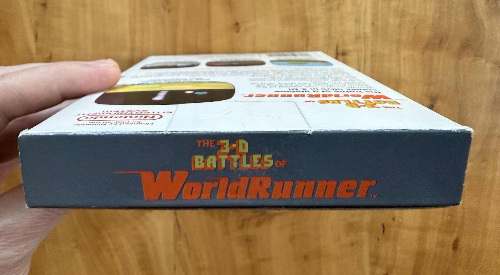 3-D WorldRunner Complete in Box CIB Hangtab FIRST PRINT Nintendo NES 1987 RARE🔥