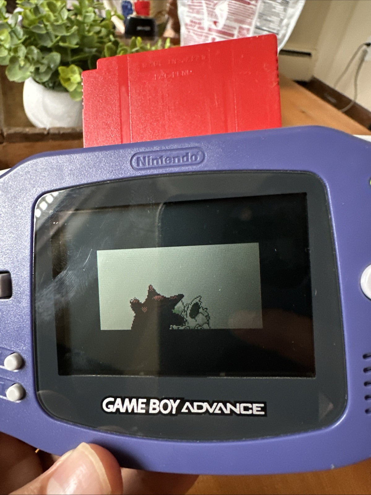 2000 Nintendo Game Boy Advance Handheld System Indigo AGB-001 No Battery Door