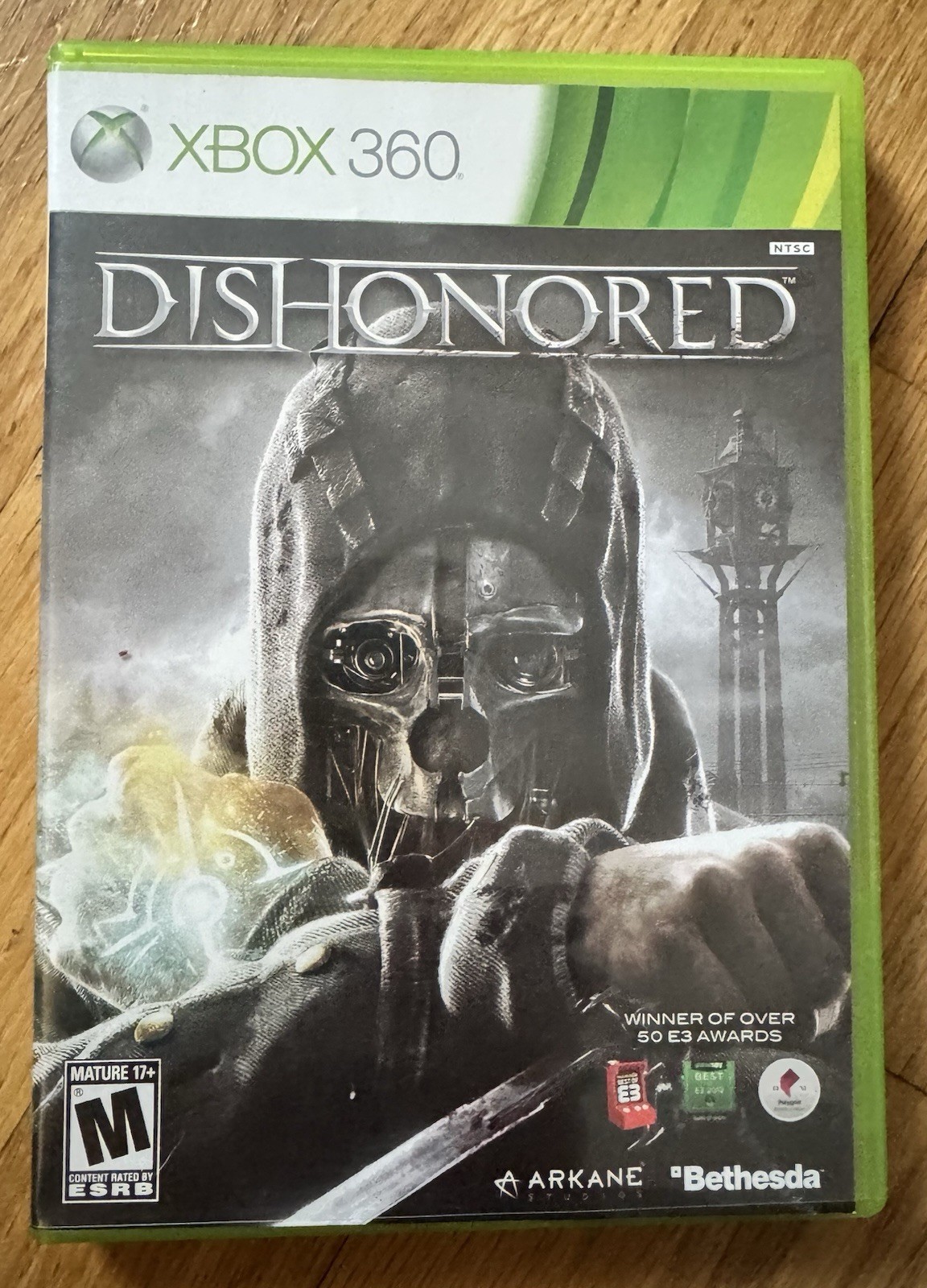 Dishonored (Microsoft Xbox 360, 2012). CIB. Tested
