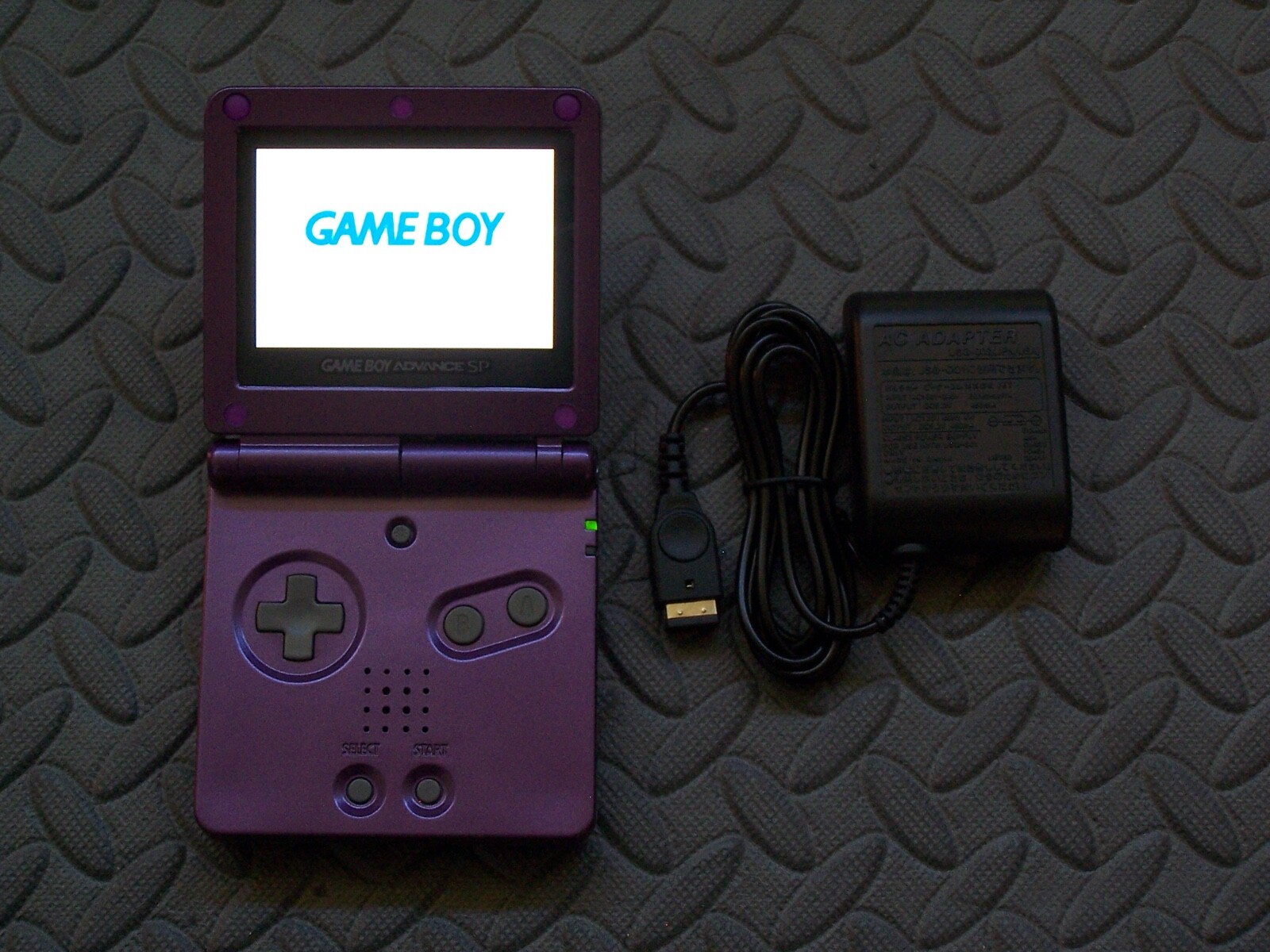 Nintendo Game Boy Advance GBA SP IPS MOD System 10 Level Brightness – Purple
