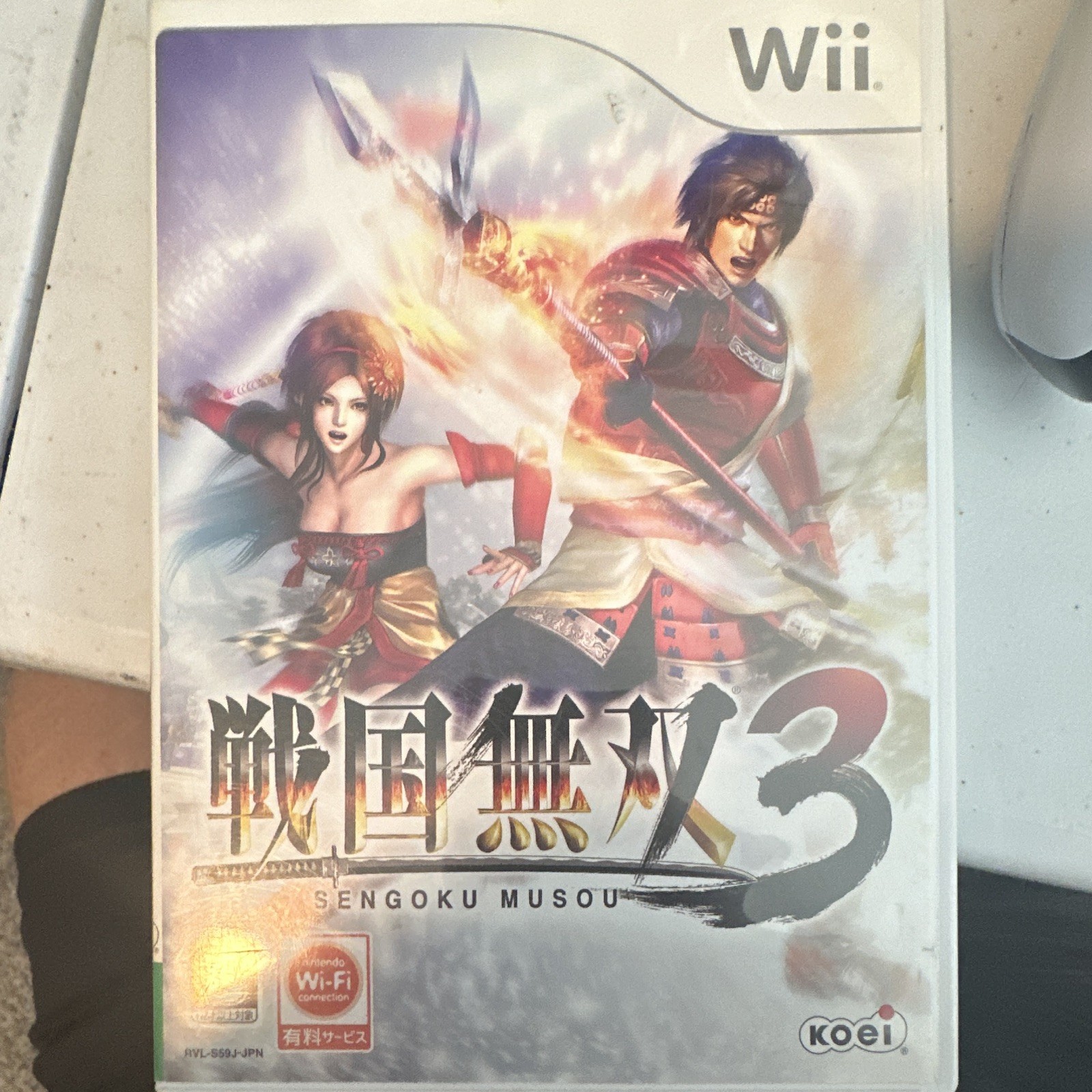 KOEI Sengoku Musou 3 Nintendo Wii Hack and Slash NTSC-J Japan Wi-Fi