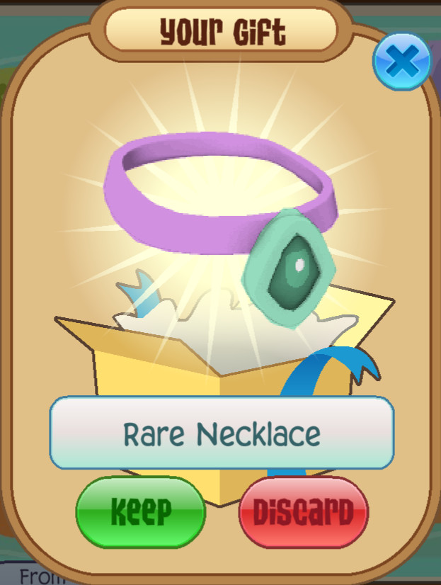 Animal Jam Classic AJC Leap Year Rare Necklace (READ DESCRIPTION)
