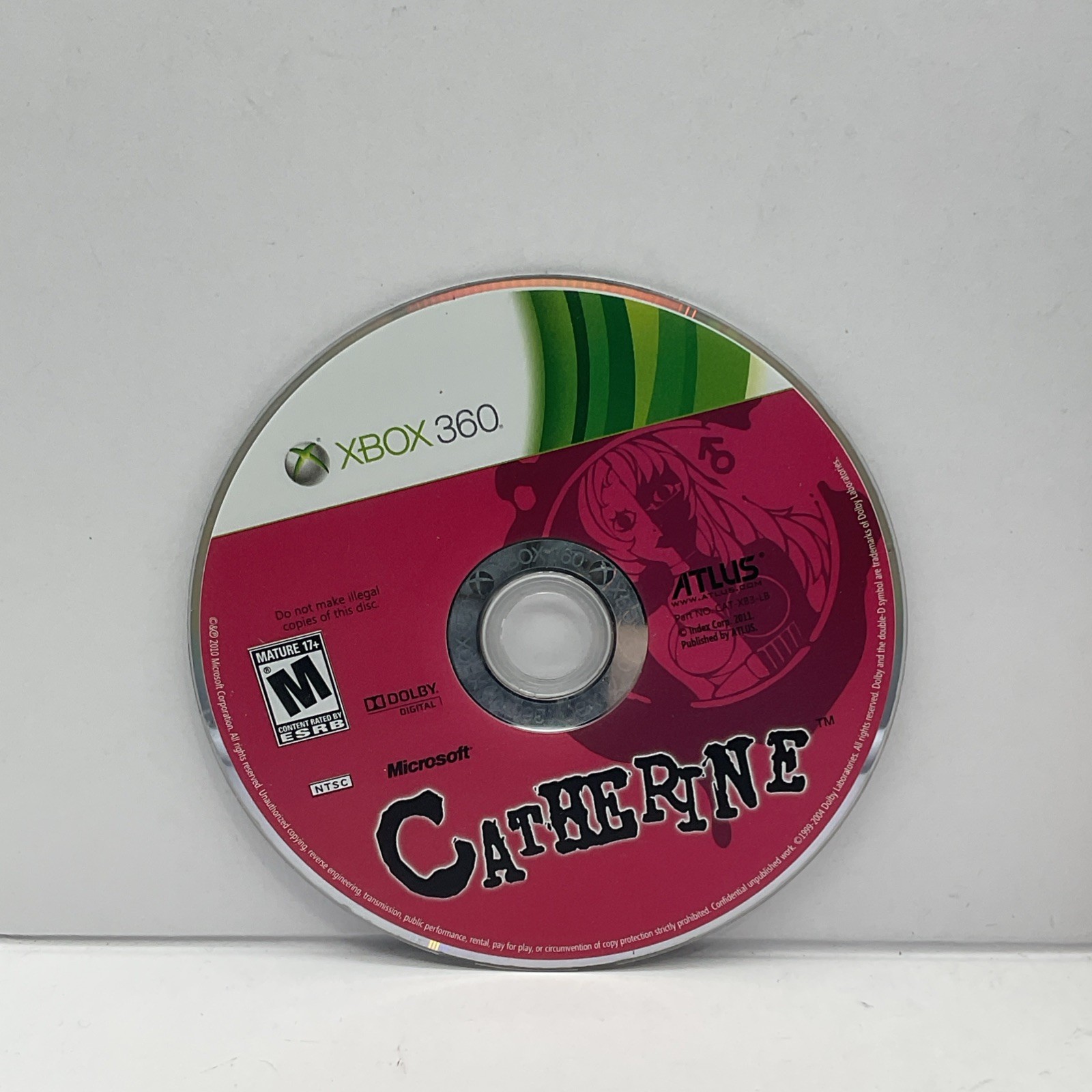 Catherine (Microsoft Xbox 360) Tested & Complete|Excellent|1 YR Warranty|CIB