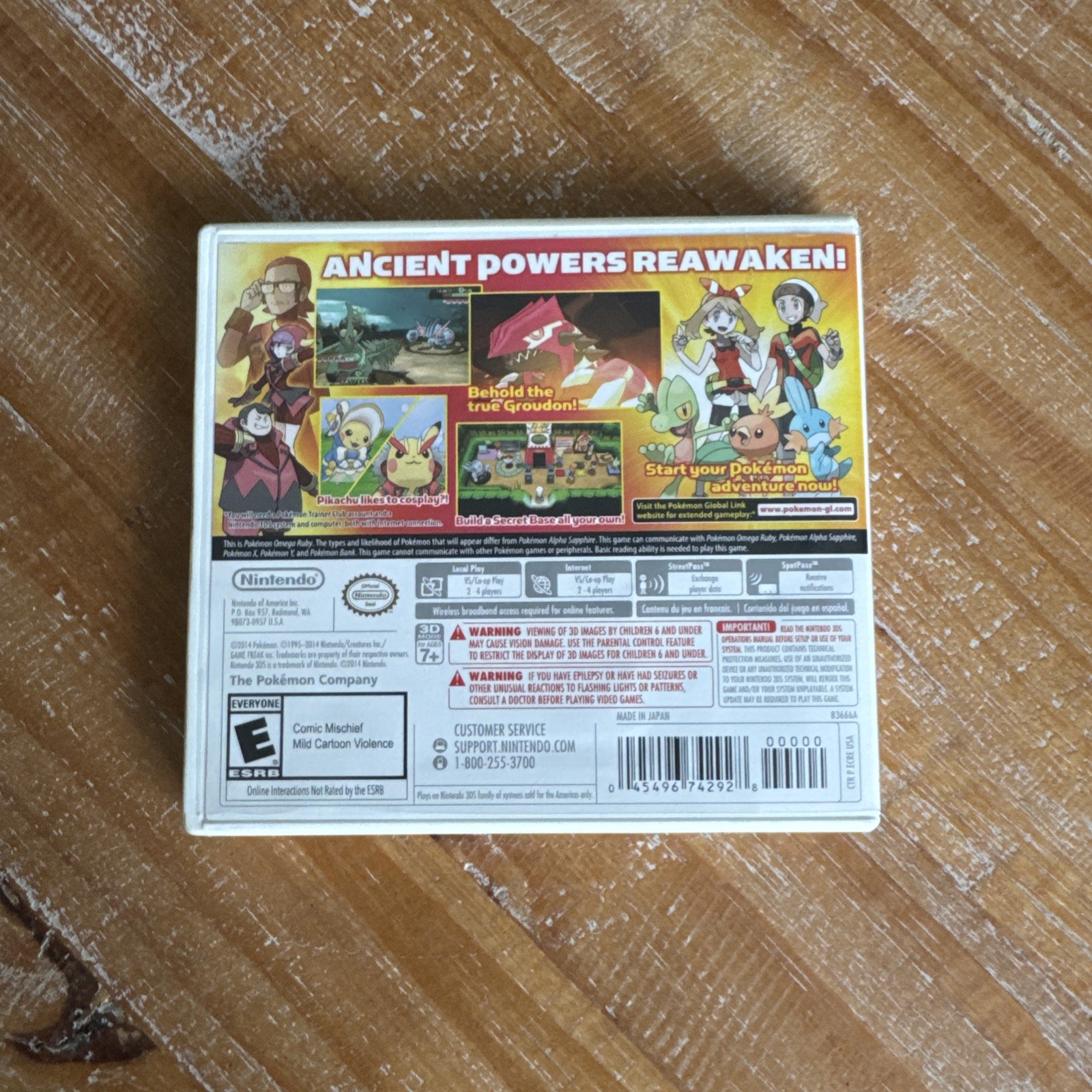 Pokemon Omega Ruby Nintendo 3DS Game Complete in Box Tested Working CIB!