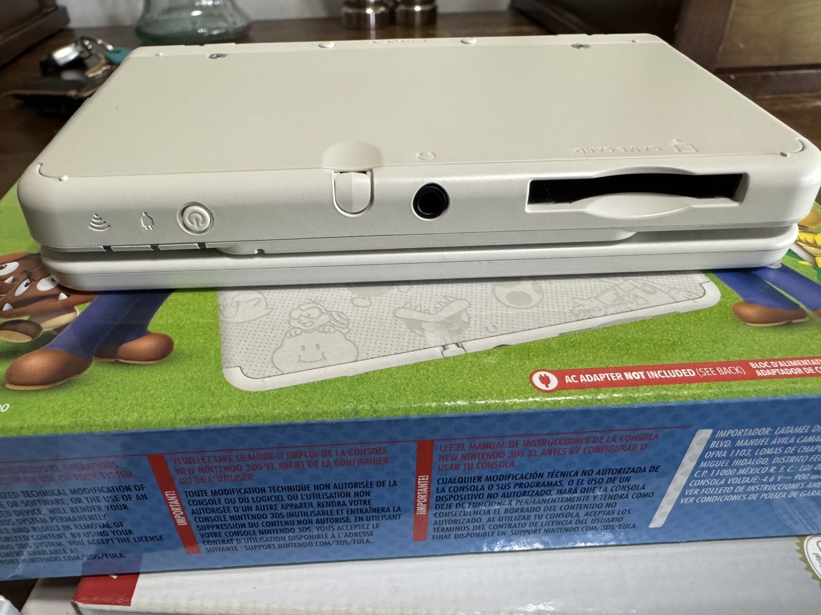 New Nintendo 3DS White Super Mario Black Friday Edition Console
