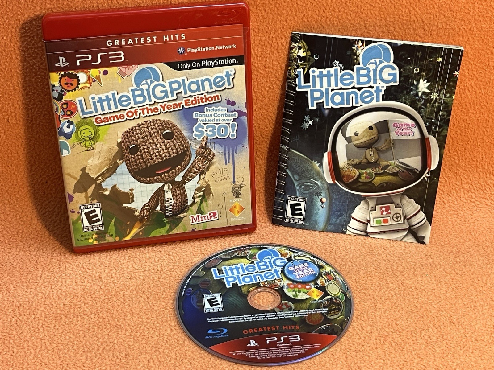 LittleBigPlanet Game of Year Greatest Hits PlayStation 3 PS3 Complete Game!