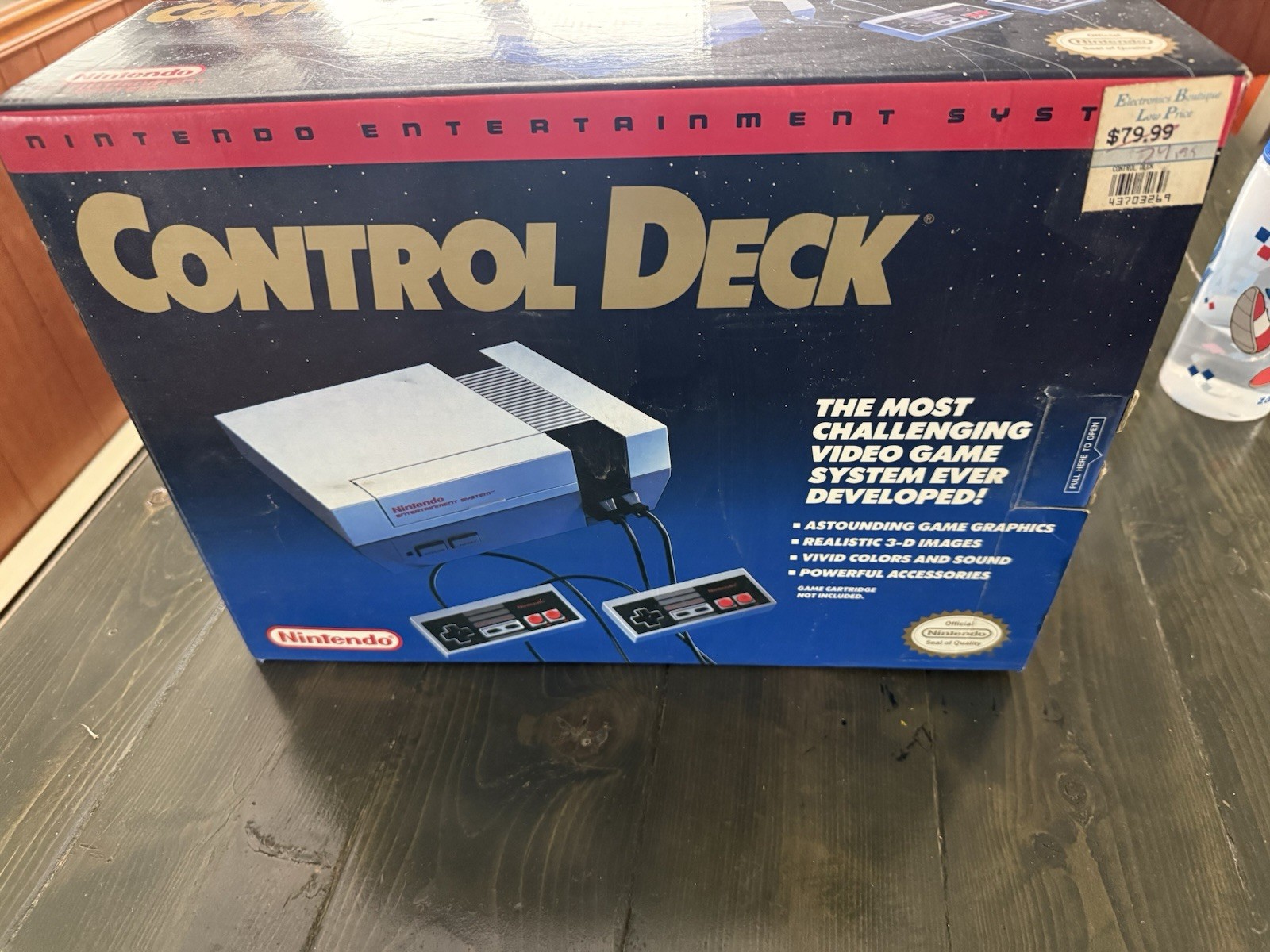 Nintendo NES Control Deck System Console CIB Complete In Box Great Shape