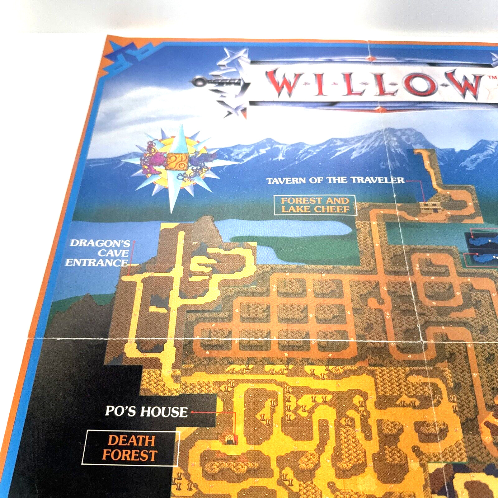 IRONSWORD DOUBLE SIDED POSTER WILLOW – Nintendo NES, Nintendo Power
