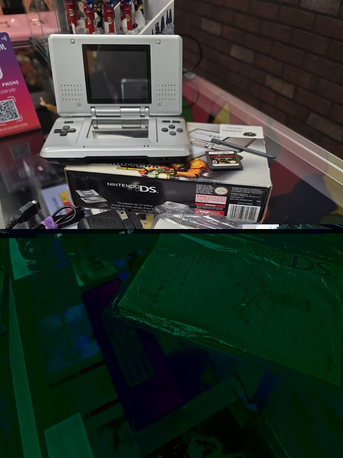Nintendo DS Metroid Prime Hunters Edition Complete with Box Manuals Demo Tested