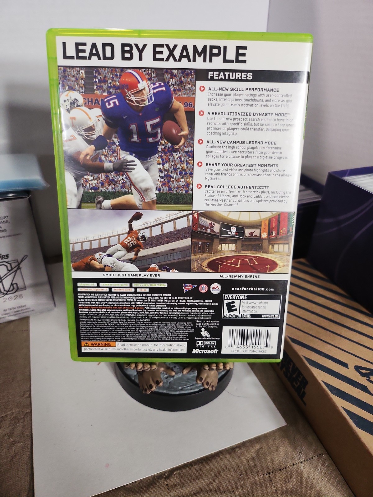NCAA Football 08 (Xbox 360) CIB COMPLETE & TESTED