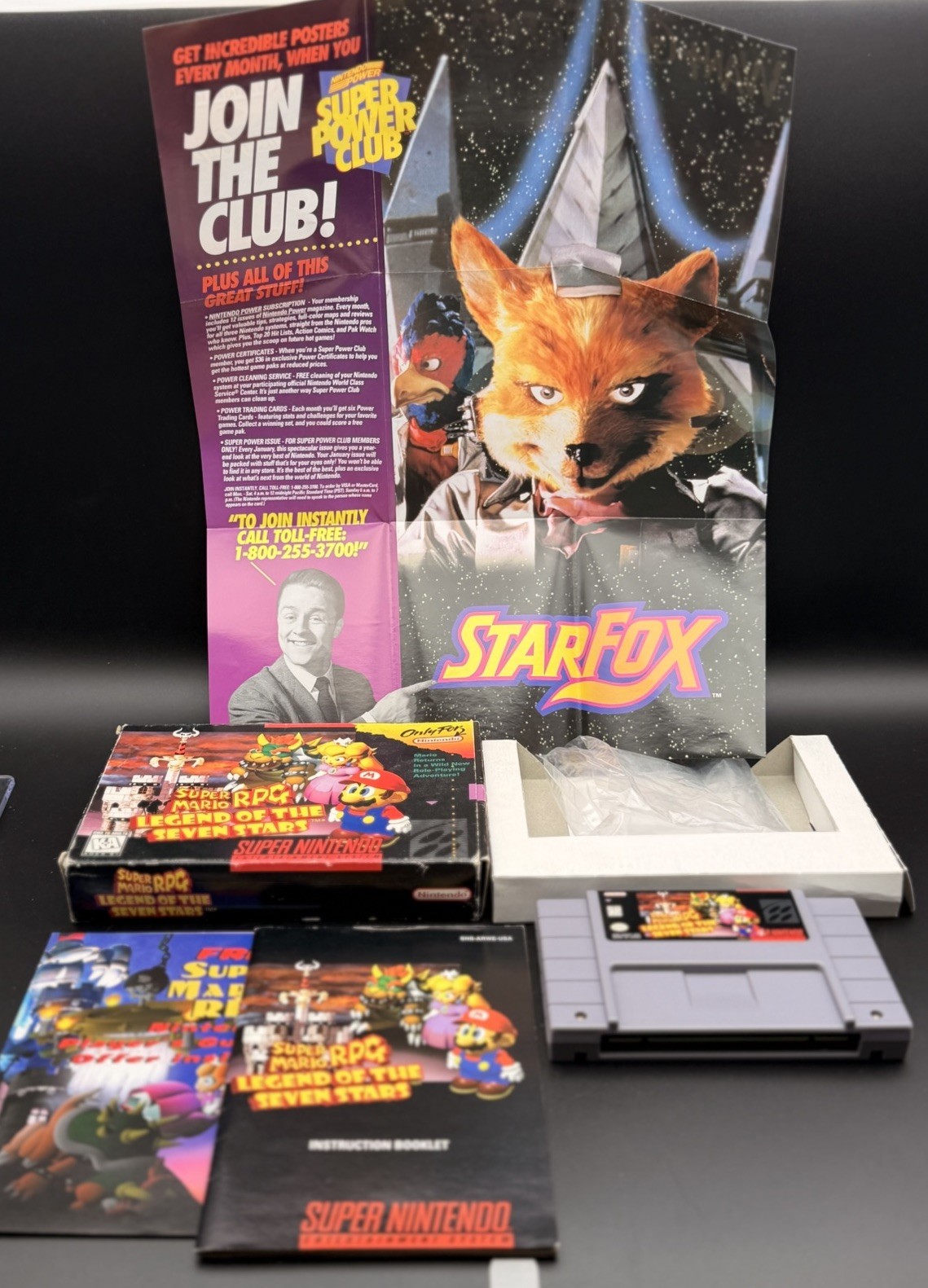 Super Mario RPG: Legend of the Seven Stars (SNES, 1996) Authentic CIB Tested