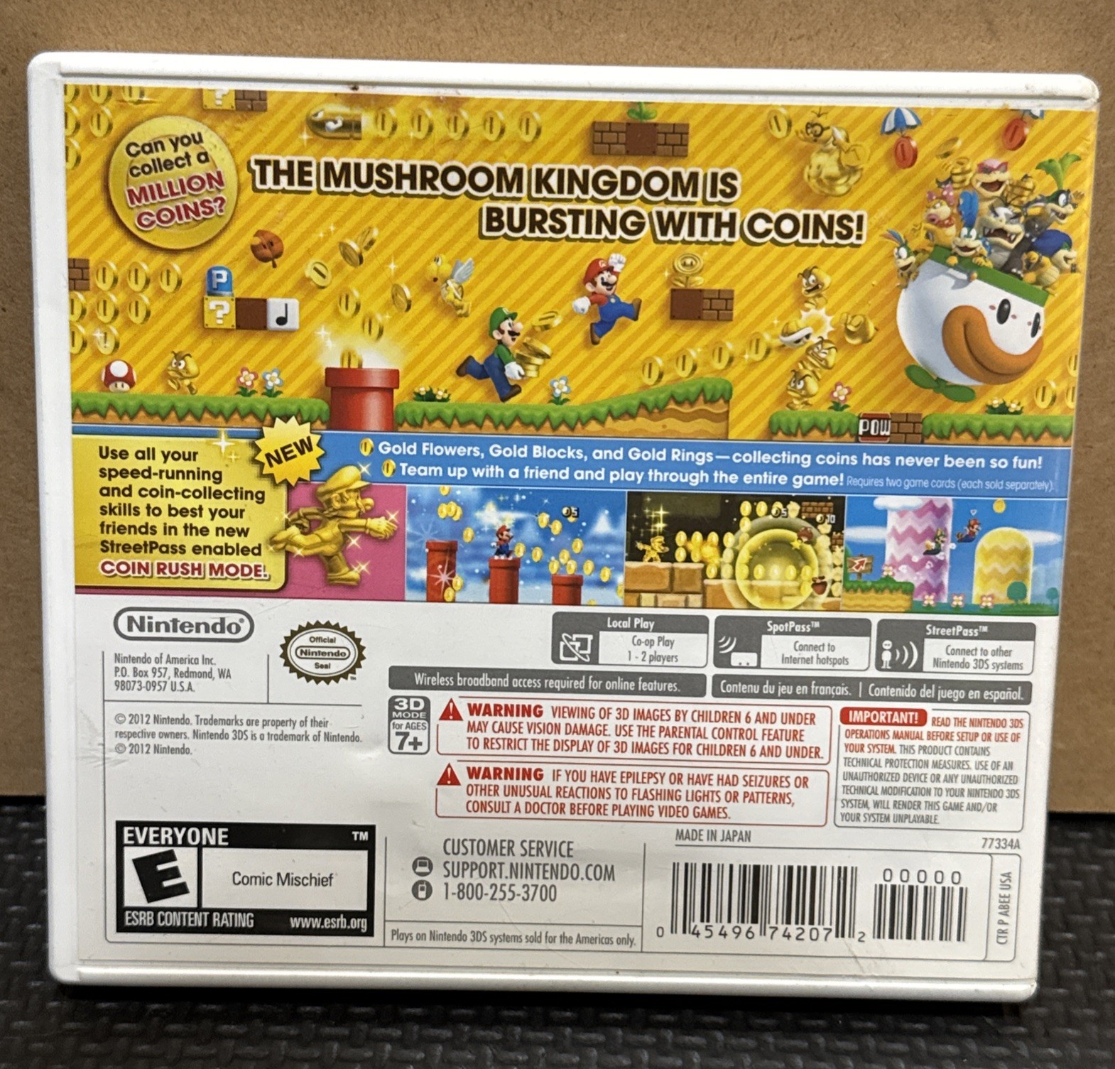 Case and Flyers Only NO GAME New Super Mario Bros 2 Nintendo 3DS Authentic