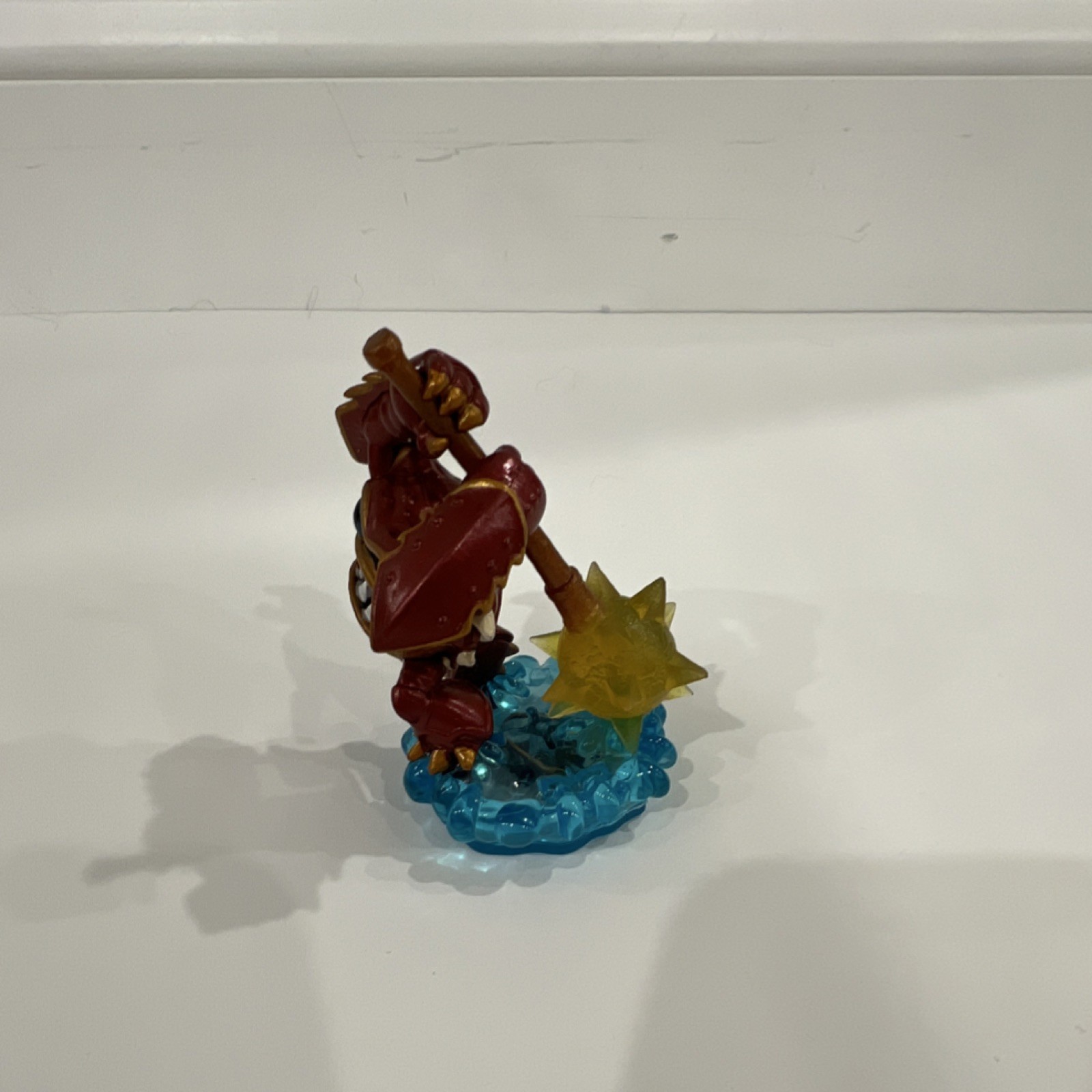 Activision Skylanders Wham-Shell Red Yellow Mace Figure Blue Base Spyro Series