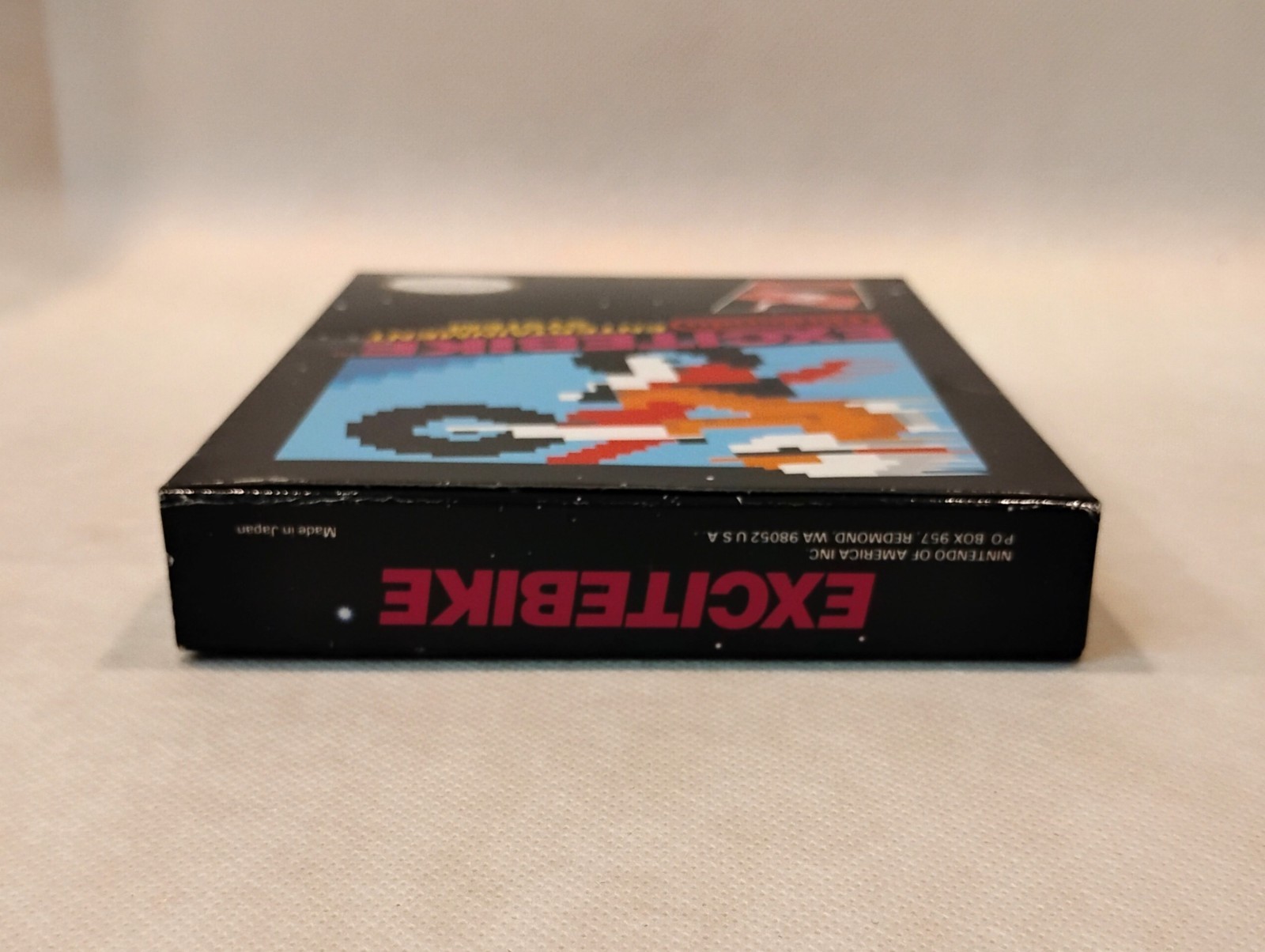 Excitebike, 1985 NES Nintendo, CIB oval seal USA, physical game, tested working
