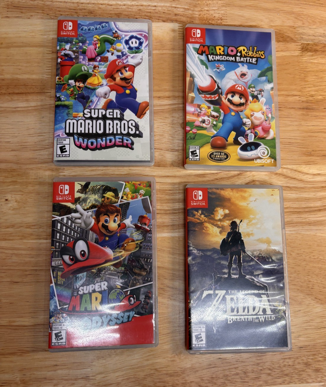 Nintendo Switch with Neon Blue and Neon Red Joy-Con (HAC-001-01) + GAMES!!!!