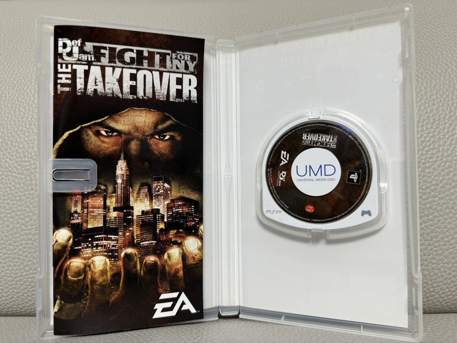 Korean Def Jam Fight for NY: The Takeover PSP Korean Version Full English RARE!