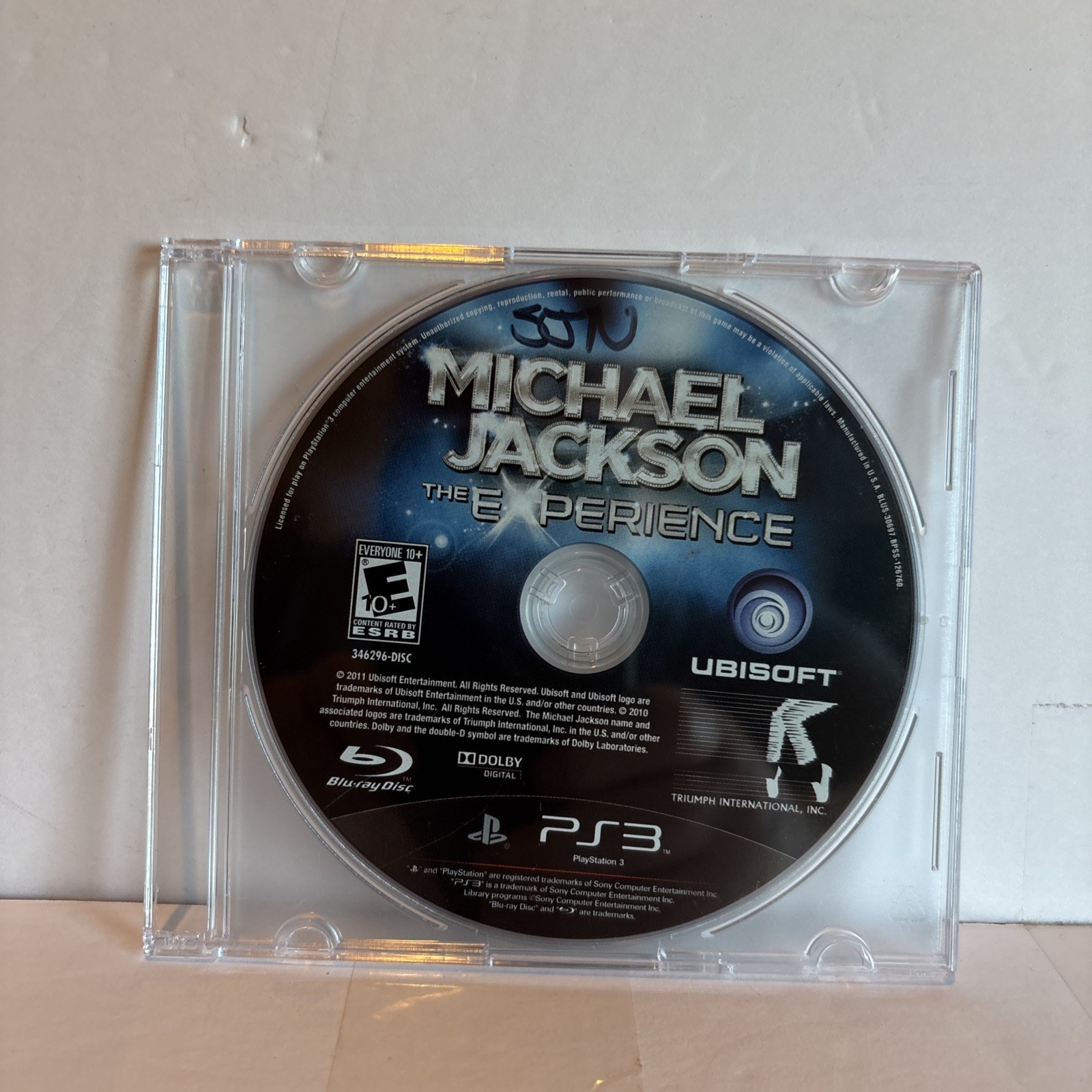 Michael Jackson: The Experience (Sony PlayStation 3, 2011) Disc Only Tested