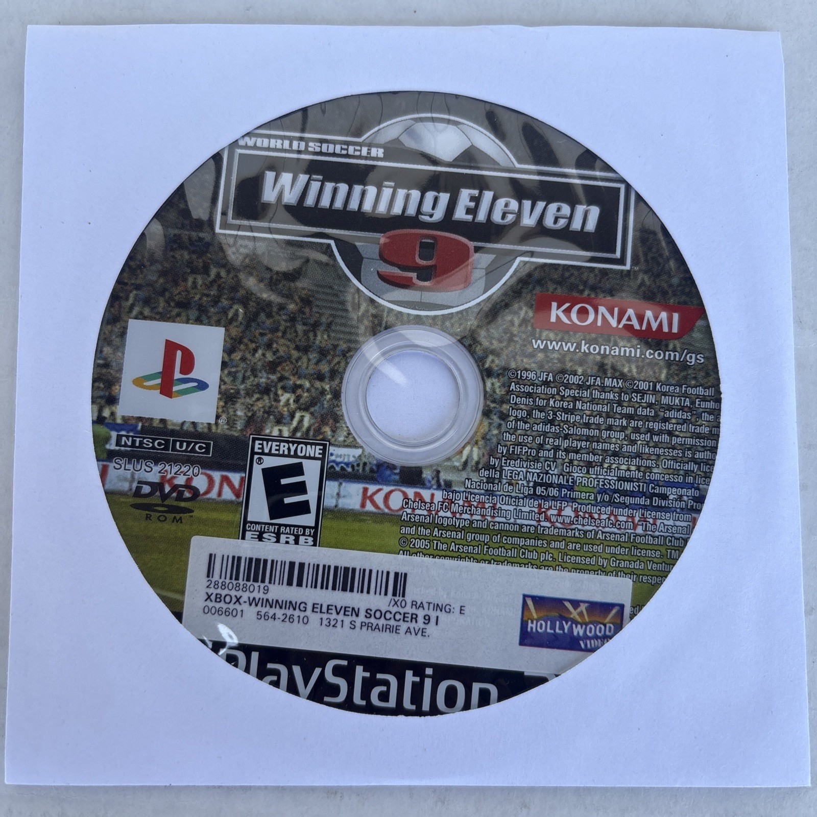 World Soccer Winning Eleven 9 PlayStation 2 PS2 DISC ONLY NO TRACKING *Tested*