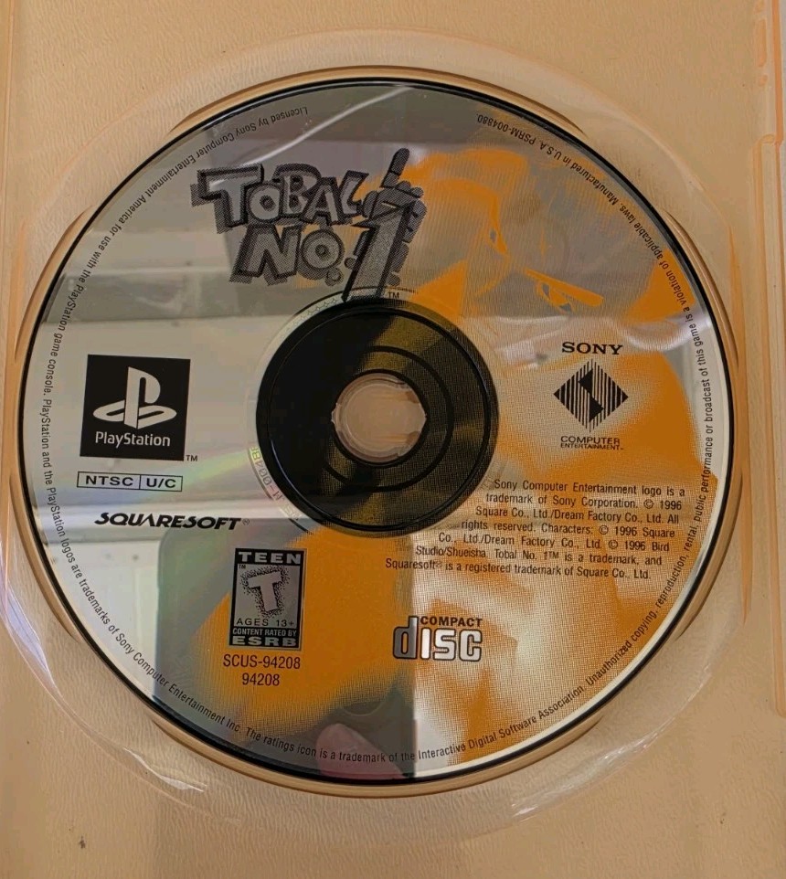 Tobal No. 1 (Sony Playstation 1 PS1, 1996) – Disc Only Tested Works
