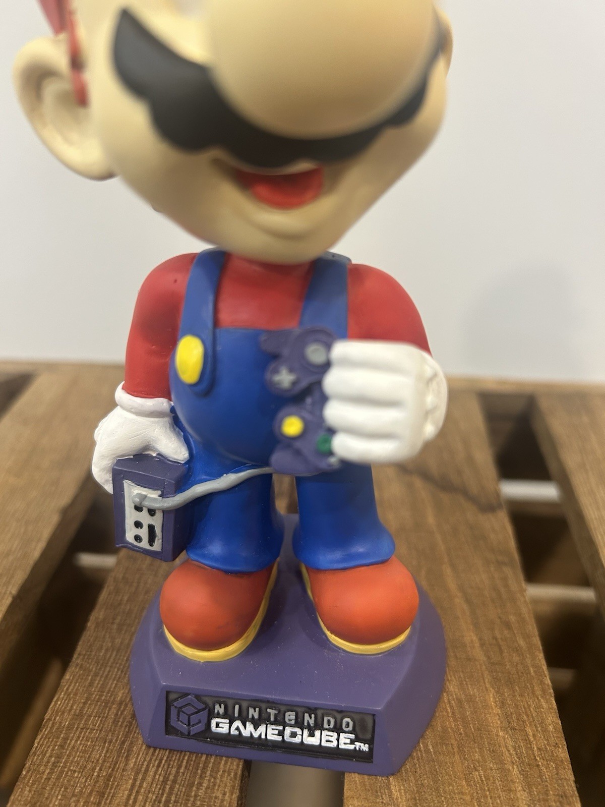 Mario GameCube Limited Edition Bobblehead 2002 Nintendo