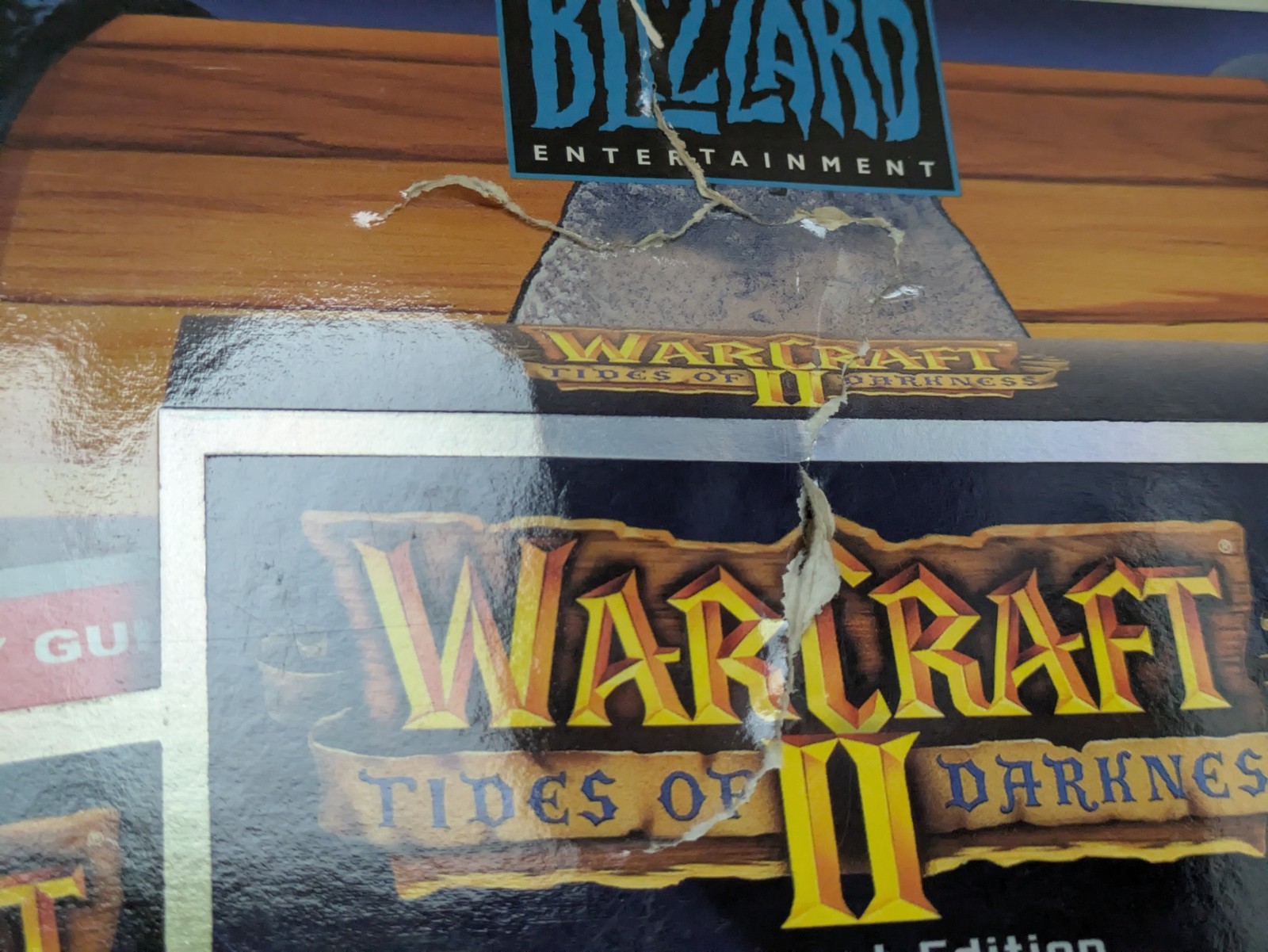 WarCraft II 2 Battle Chest (Windows/Mac, 1999) Big Box – Incomplete – Read
