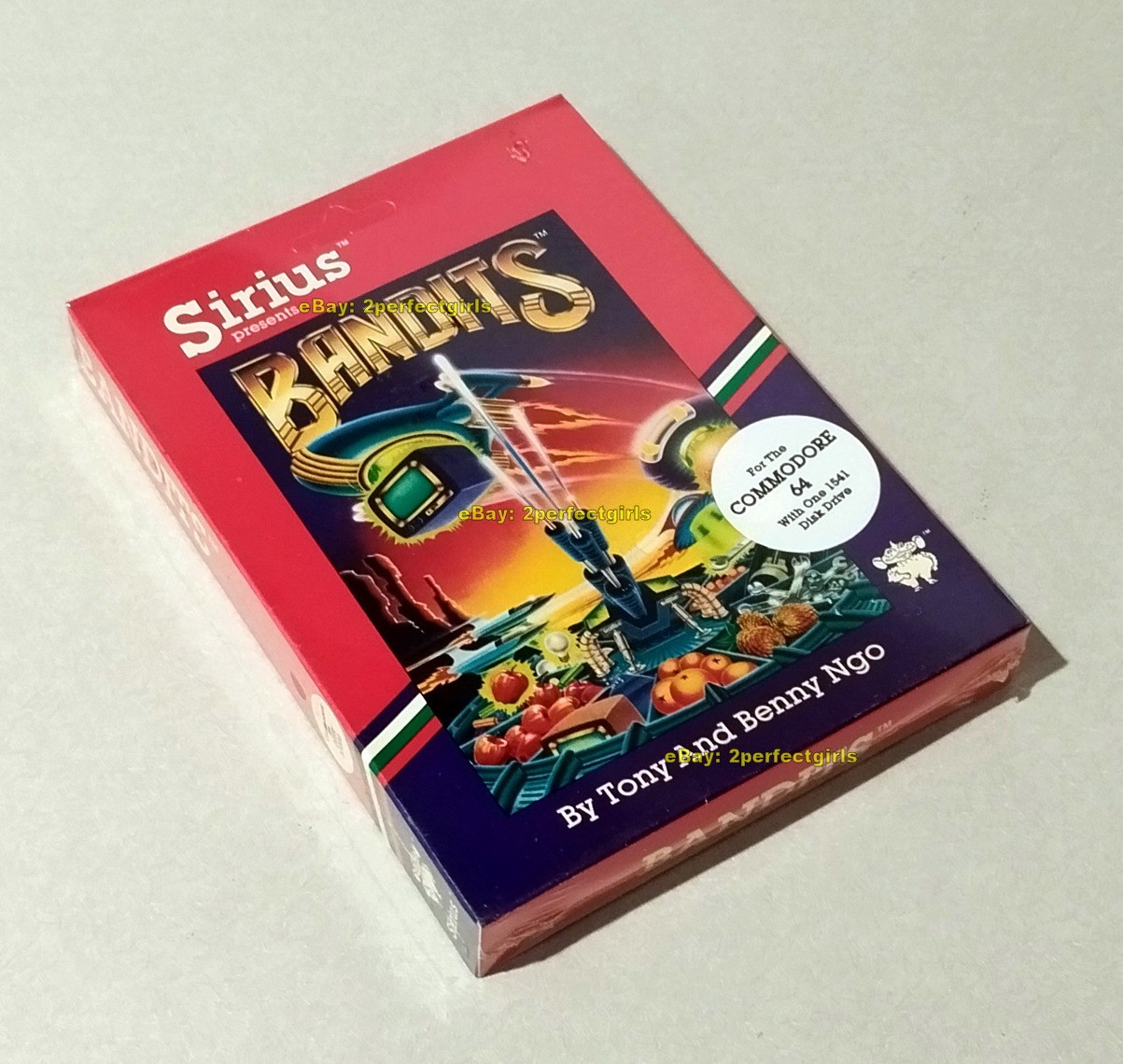 BANDITS (Commodore 64 C64) by SIRIUS NEW SEALED Disk ULTRA RARE