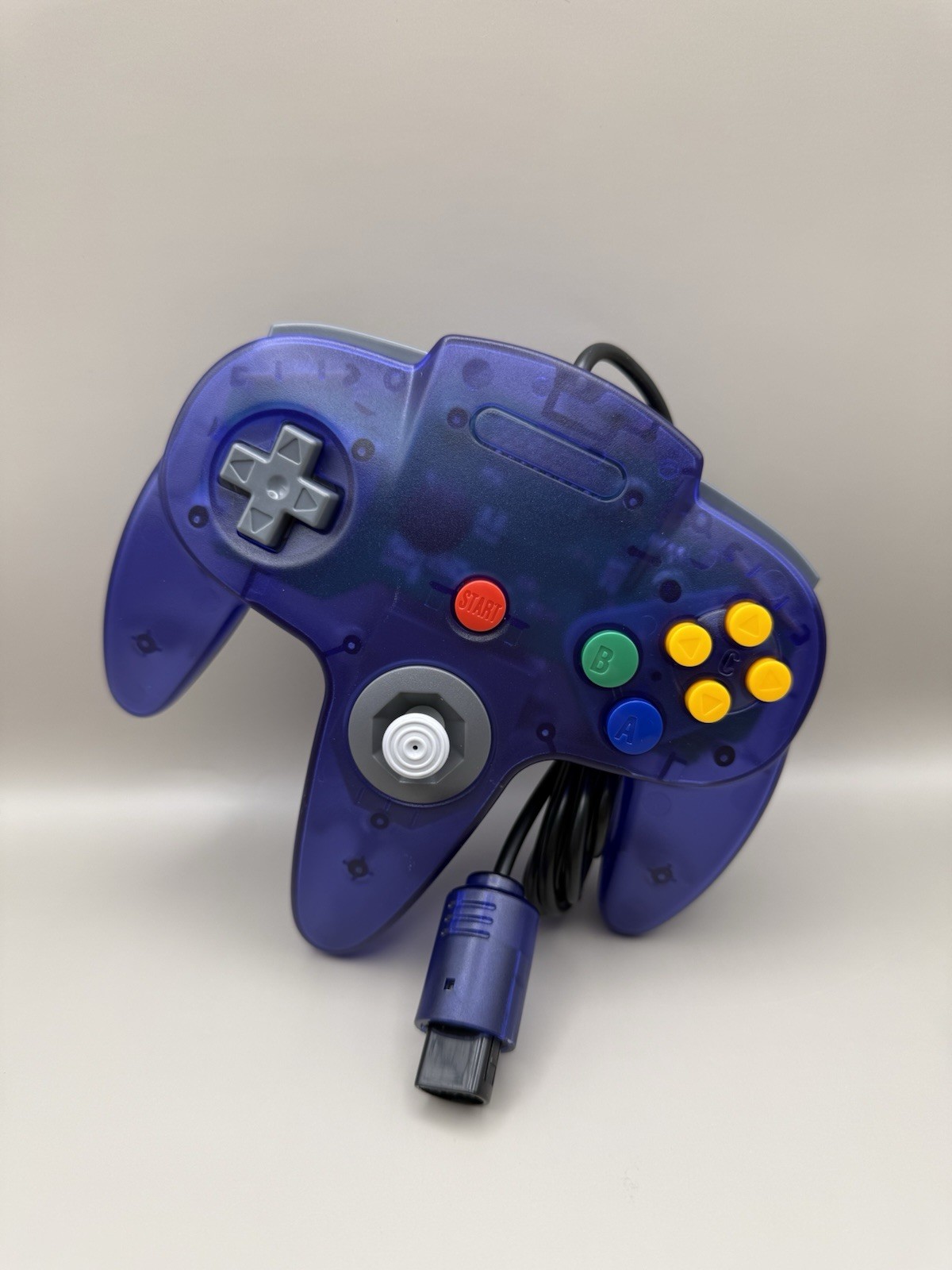Proto64 Nintendo 64 Controller Clear Purple Translucent N64 – LOOSE