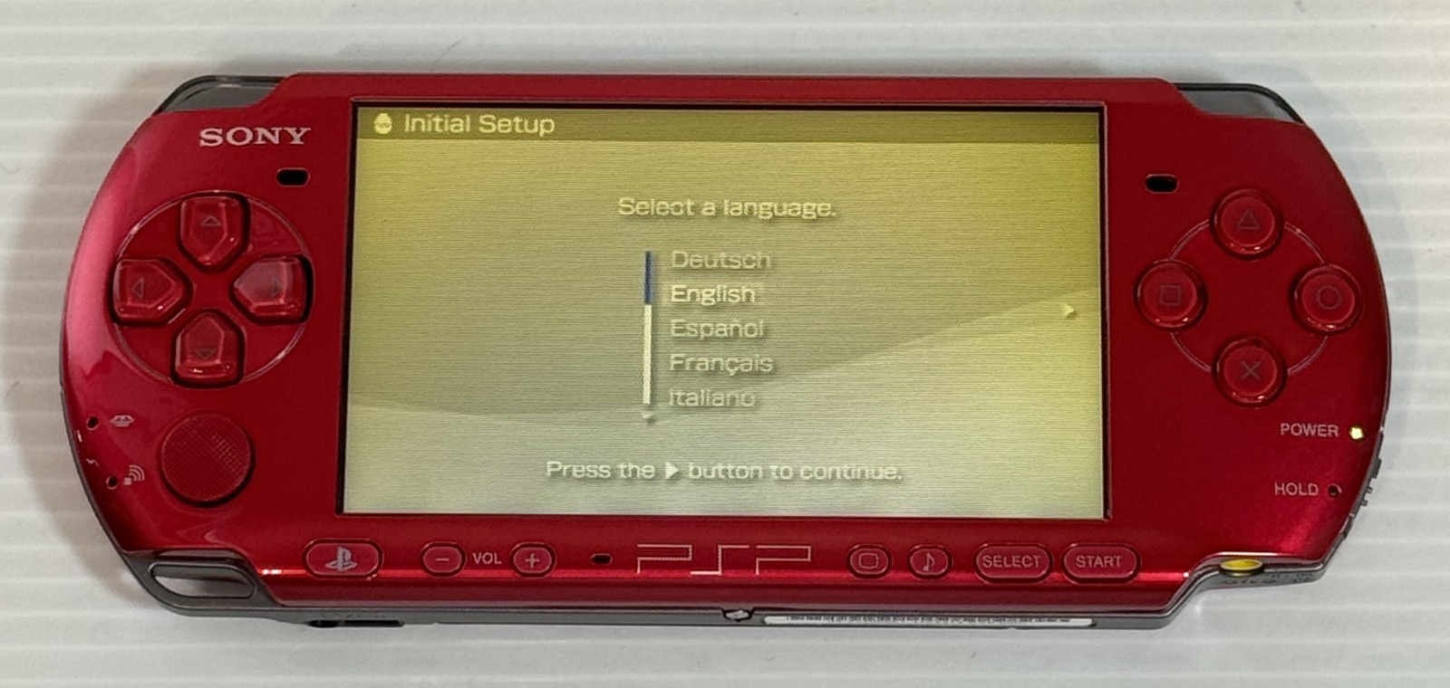 Sony PSP-3000 PSP 3000 Console Red Complete in Box Region Free – Excellent