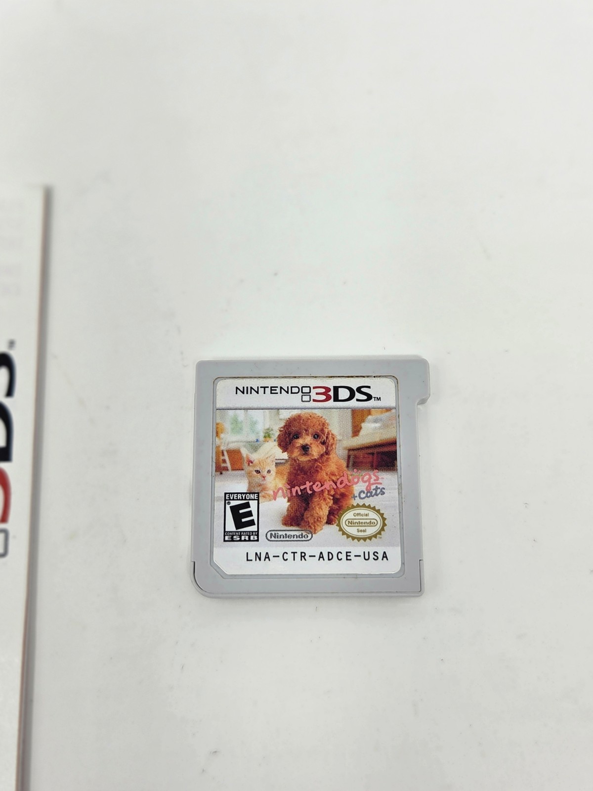 Nintendogs + Cats Toy Poodle Nintendo 3DS Game & Inserts