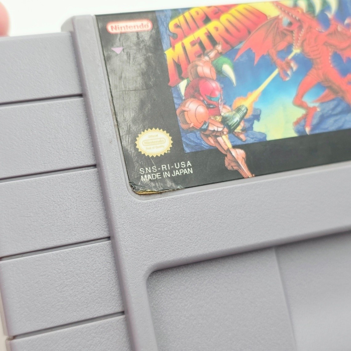 Nintendo Super Metroid SNES Game Cartridge Super Nintendo