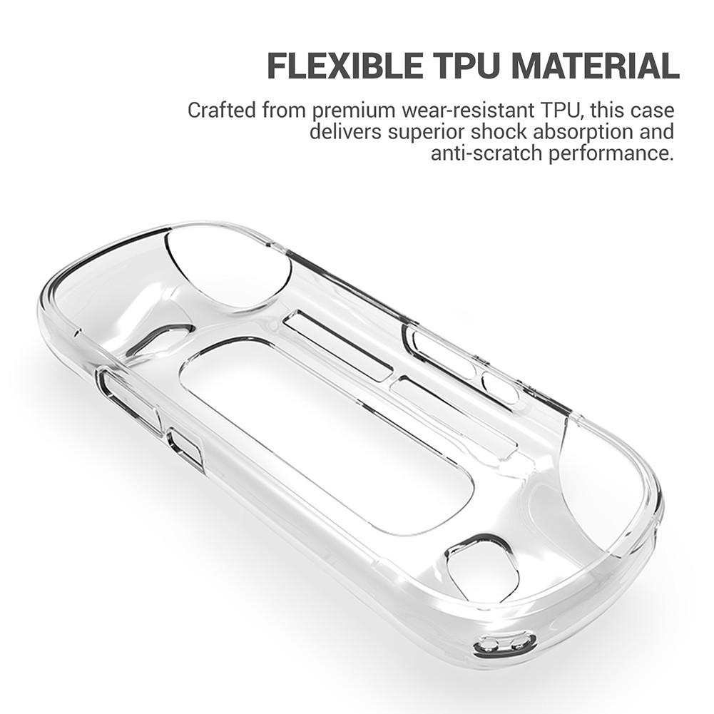 For Retroid Pocket 6 Game Console Protective Cover TPU Cooling Transparent Case