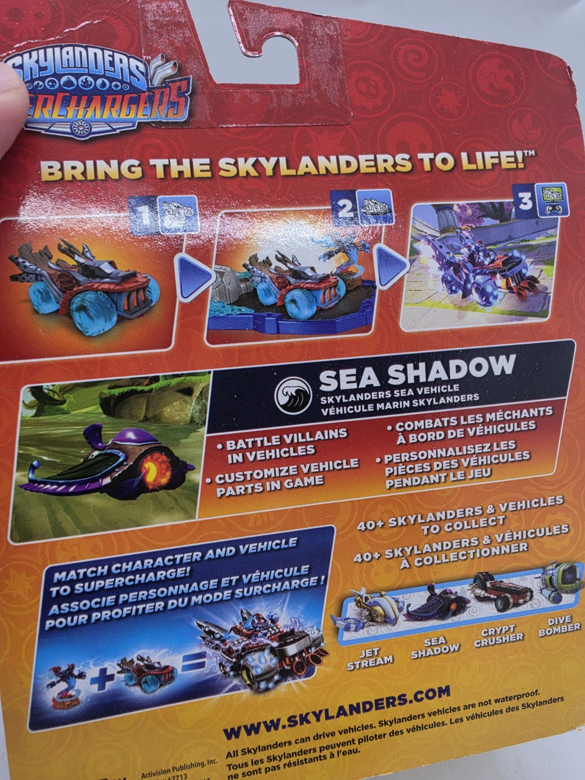 Skylanders Superchargers Sea Shadow Vehicle Figure Toys To Life New Sold Out