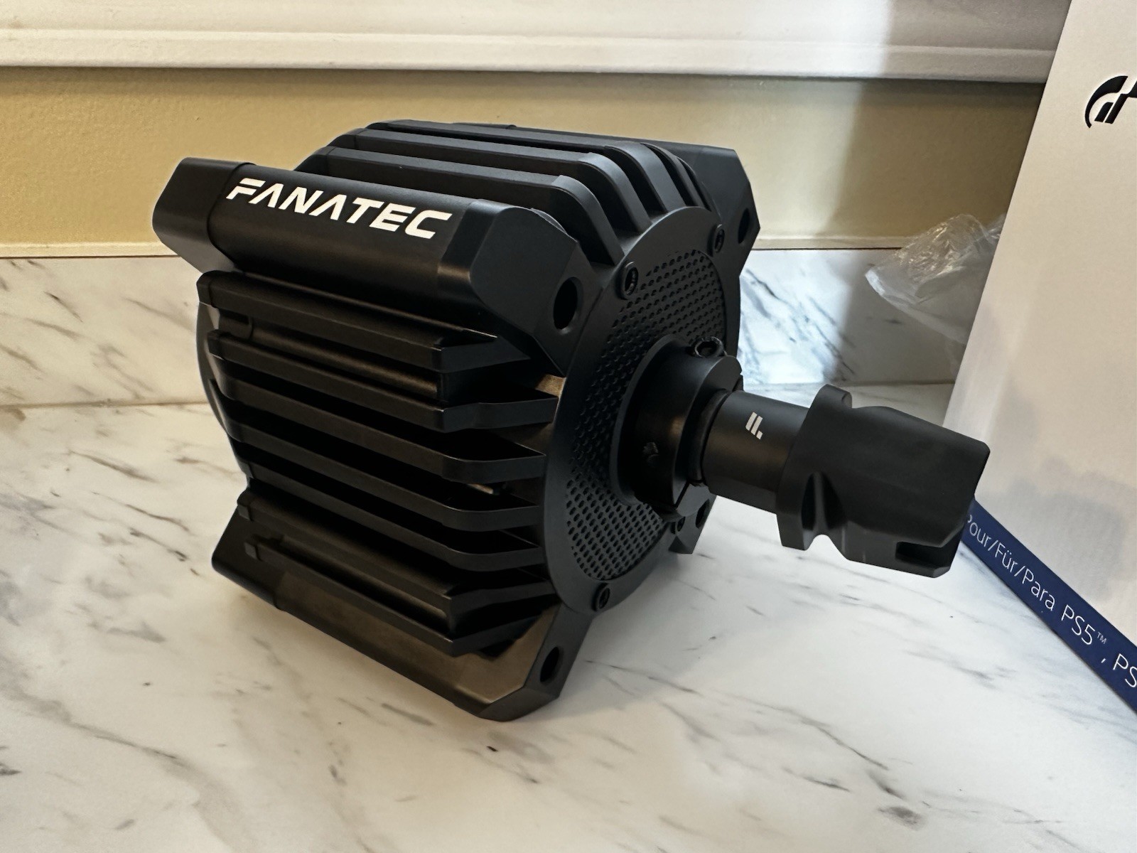 Fanatec Gran Turismo DD Pro Direct Drive Wheel Base 8Nm PS5 Black CRD-9020006-US
