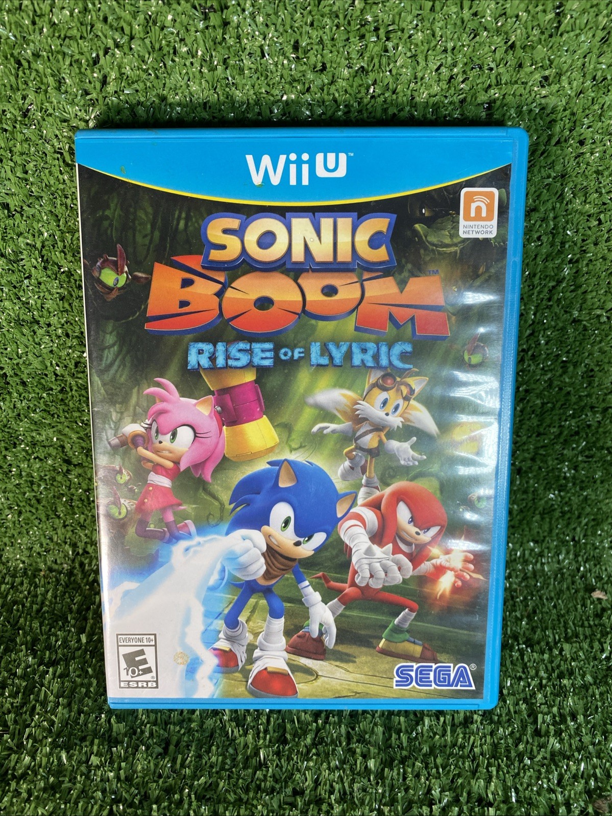 Sonic Boom: Rise of Lyric Nintendo Wii U 2014 Authentic Disc Case Tested Working