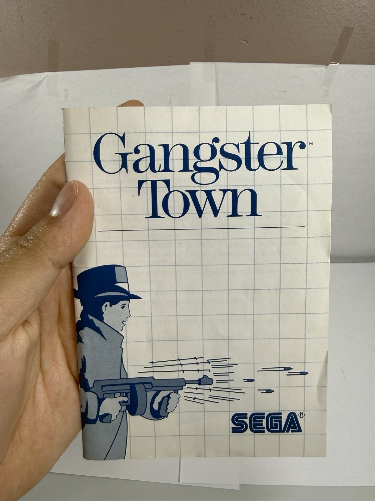 Gangster Town (Sega Master System, 1987) Complete CIB TESTED!