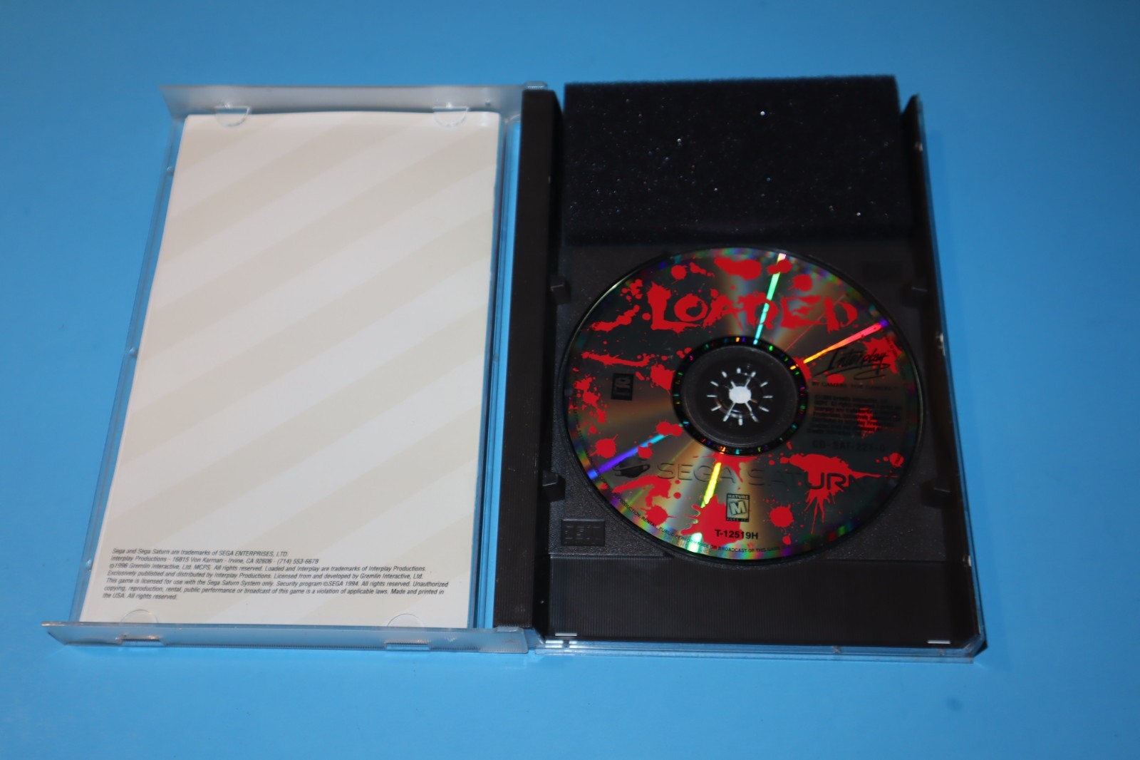 LOADED FOR SEGA SATURN COMPLETE & TESTED WITH REGISTRATION CARD!