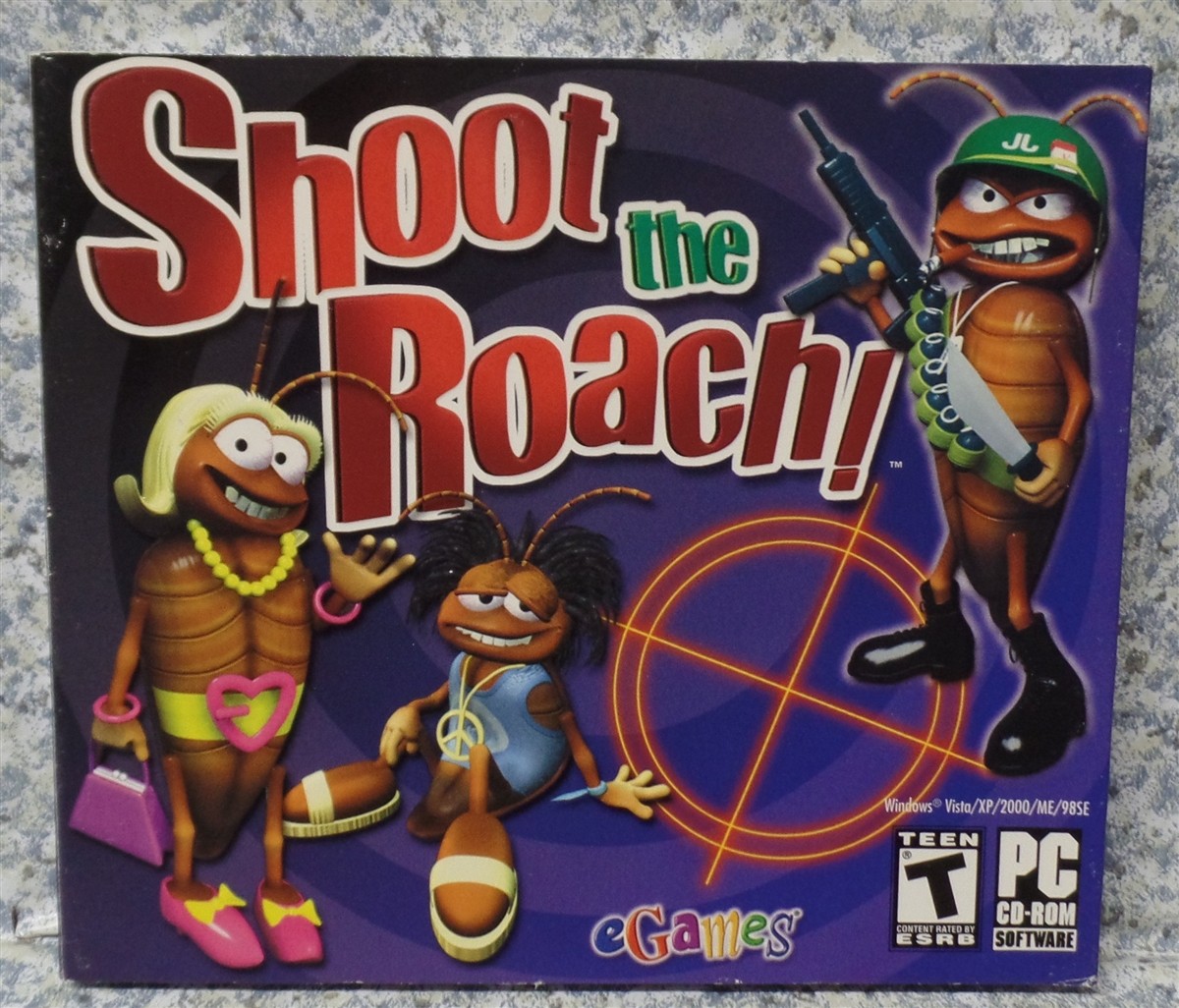 Video Game PC Shoot the Roach eGames NEW SEALED Jewel
