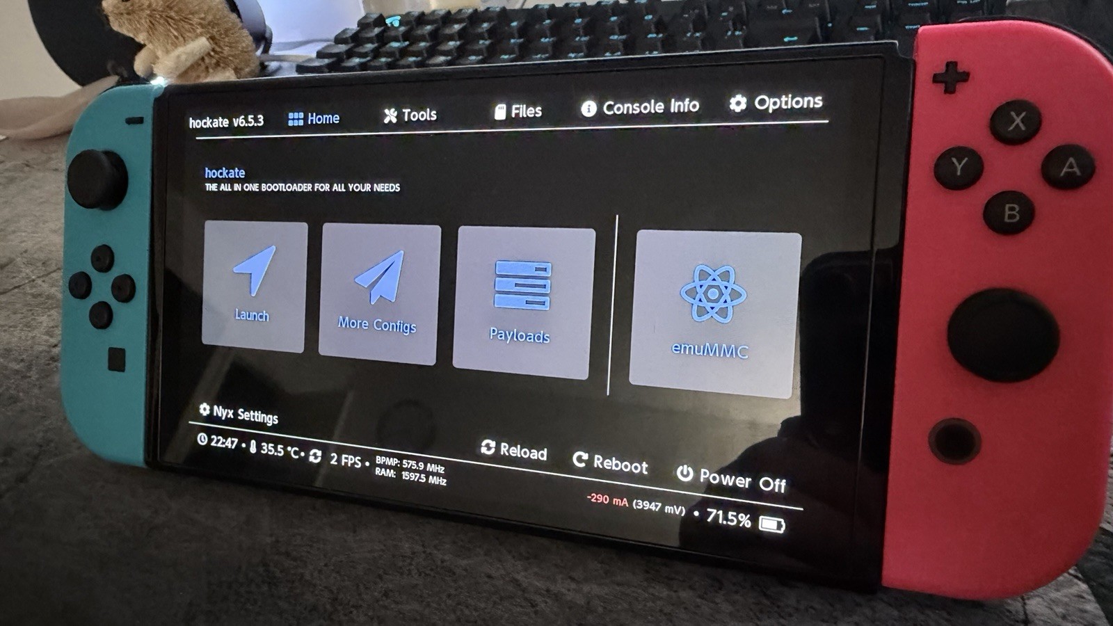 Nintendo Switch OLED 64GB Red Blue
