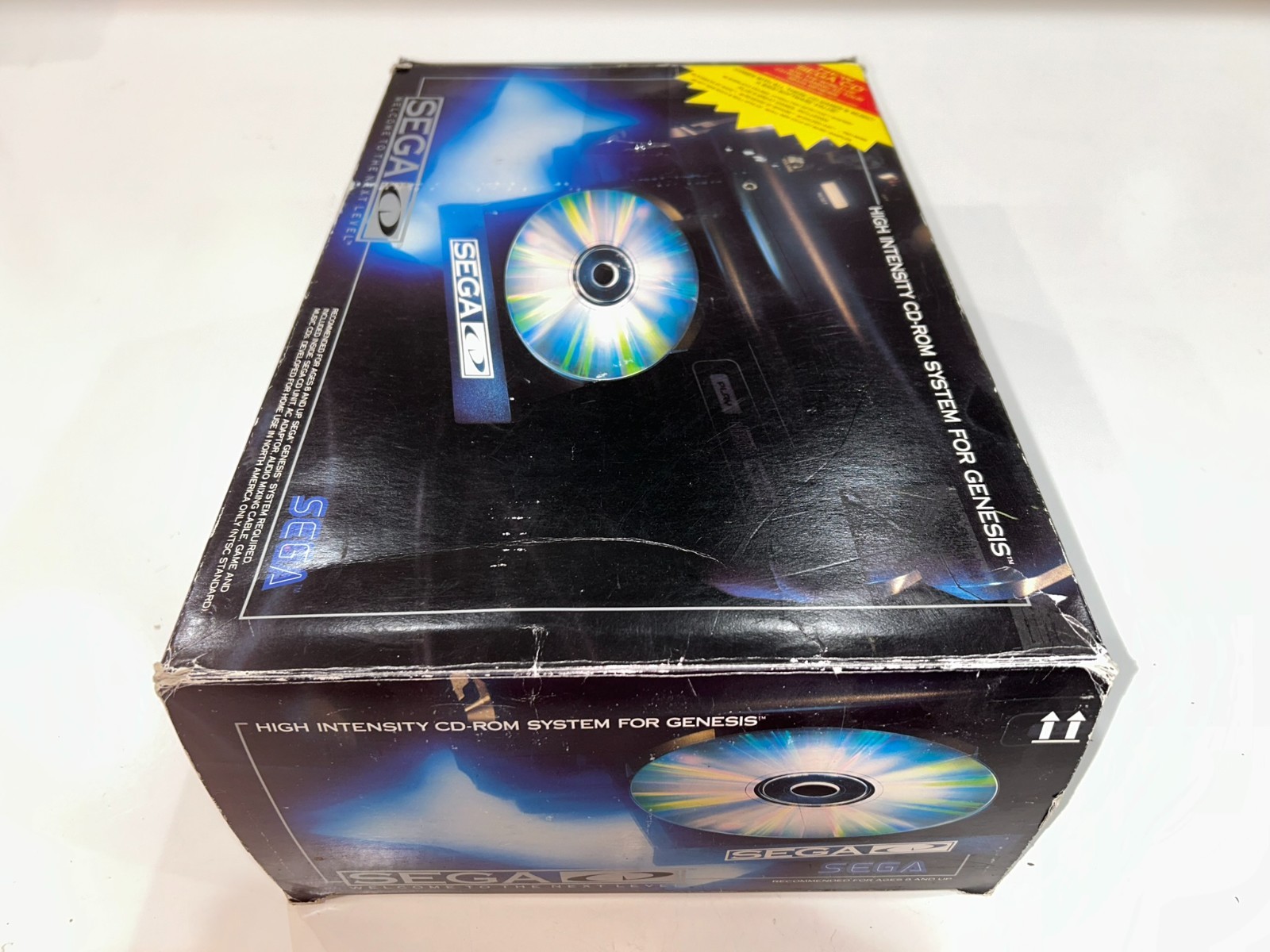 Sega CD Model 1 CIB Genesis System Console Add On Complete in Box Tested Clean!