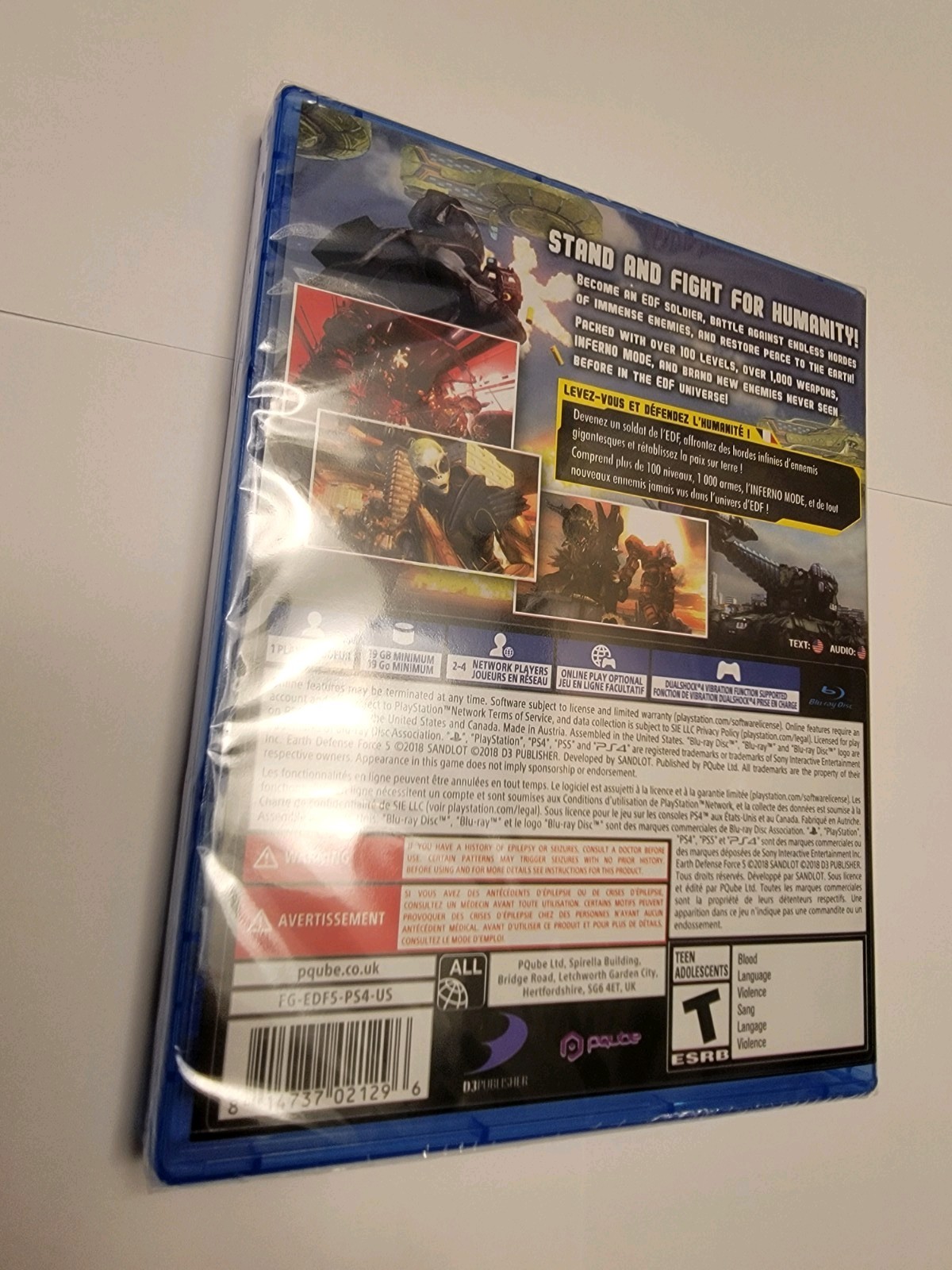 Earth Defense Force 5 Ps4 New Sealed Split Screen Hidden Gem Very Fun Game Kaiju
