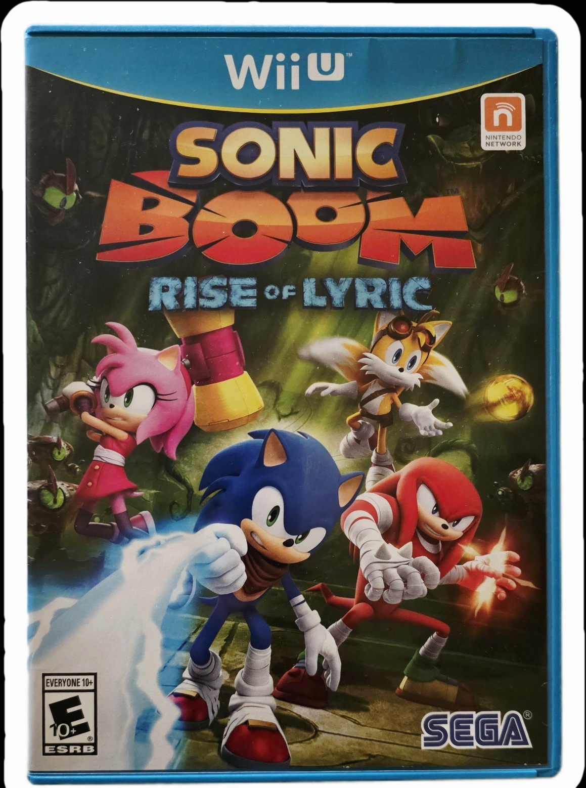 SEGA Sonic Boom: Rise of Lyric Wii U w/ Manual, Multiplayer E10+ NTSC 2014