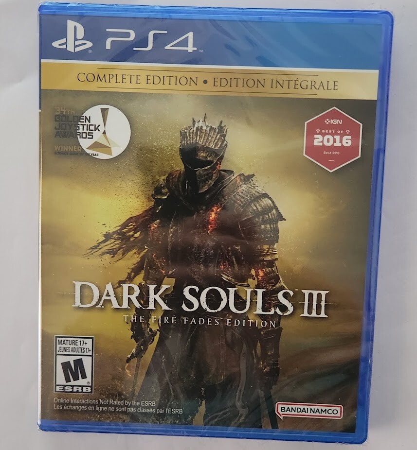 Dark Souls III The Fire Fades Edition PS4 Brand New Game [2017 RPG]