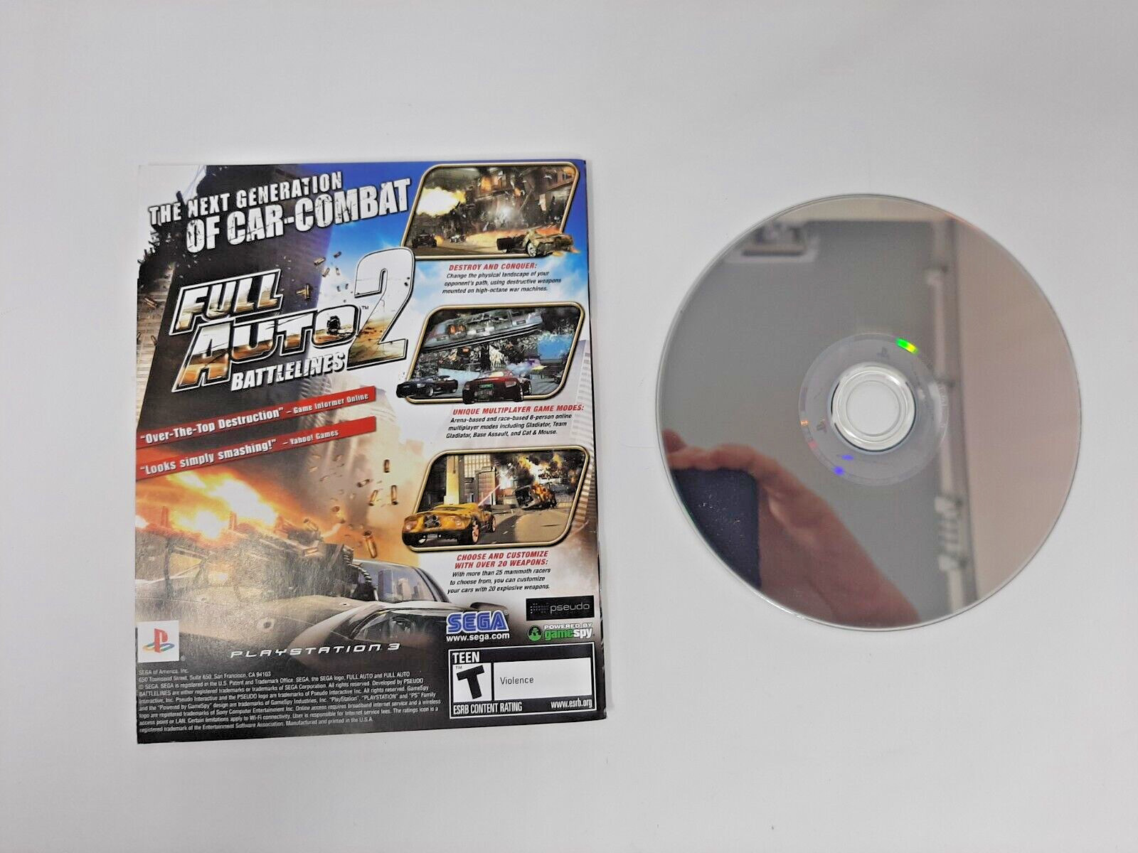 Virtua Fighter 5 – Sony Playstation 3, 2006 *Disc and Manual Only*