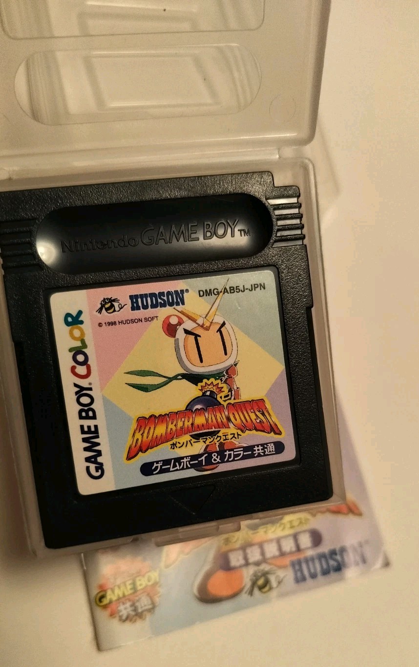 Bomberman Quest Boxed Game For Nintendo GameBoy Color Japanese Edition
