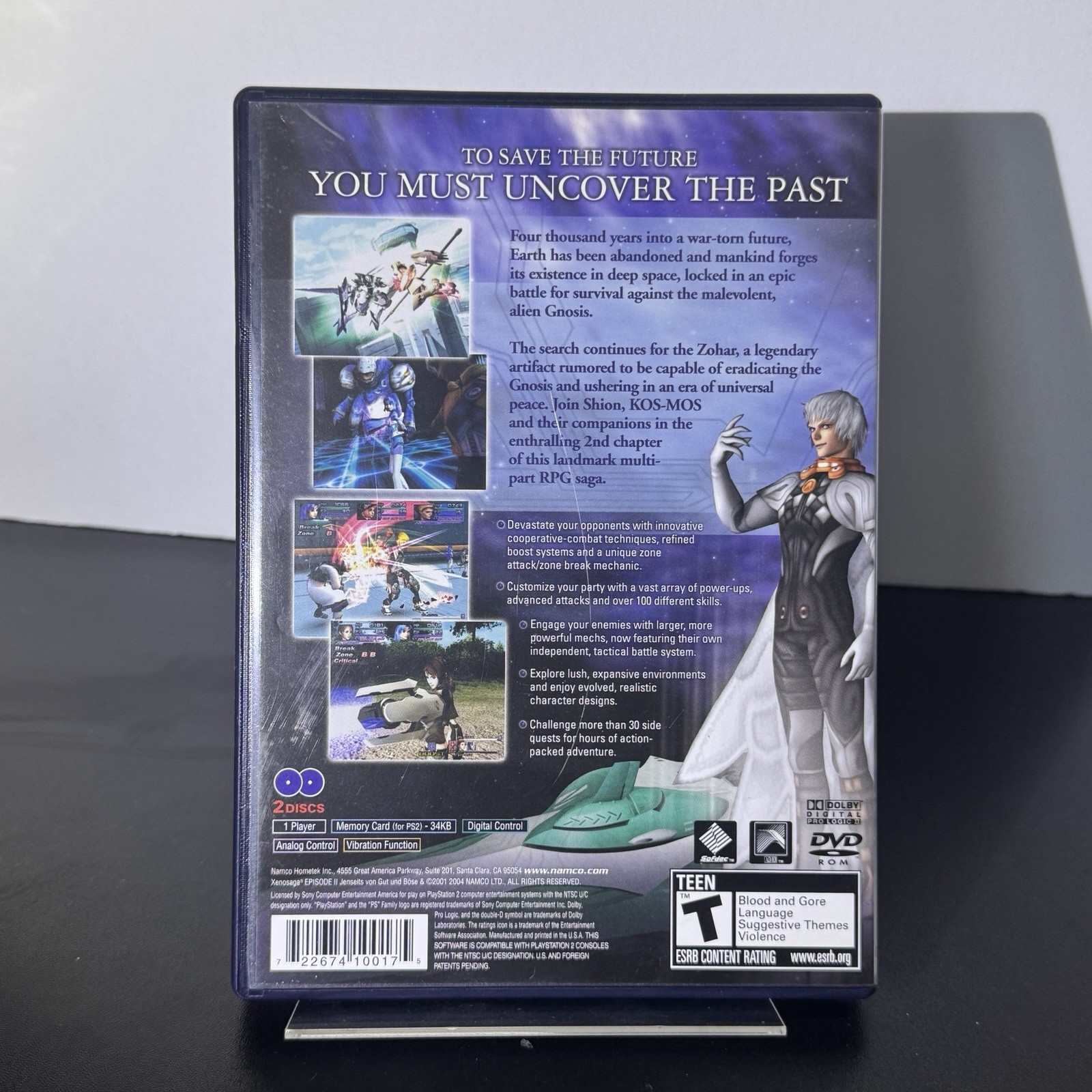 Xenosaga Episode II PS2 (PS2, 2005) [CIB] |Complete