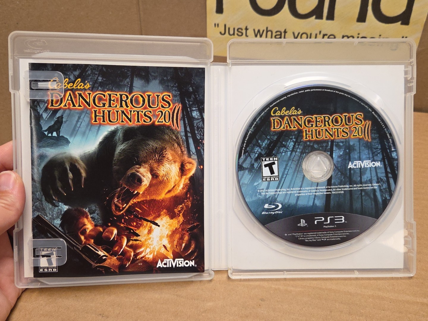 Cabela’s Dangerous Hunts 2011 (PS3, Playstation 3, 2010) Complete CIB Tested