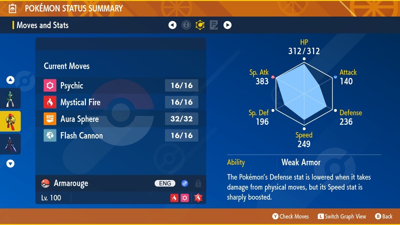 #166 SHINY ARMAROUGE 6IV LV100 BATTLE READY | POKEMON SCARLET VIOLET