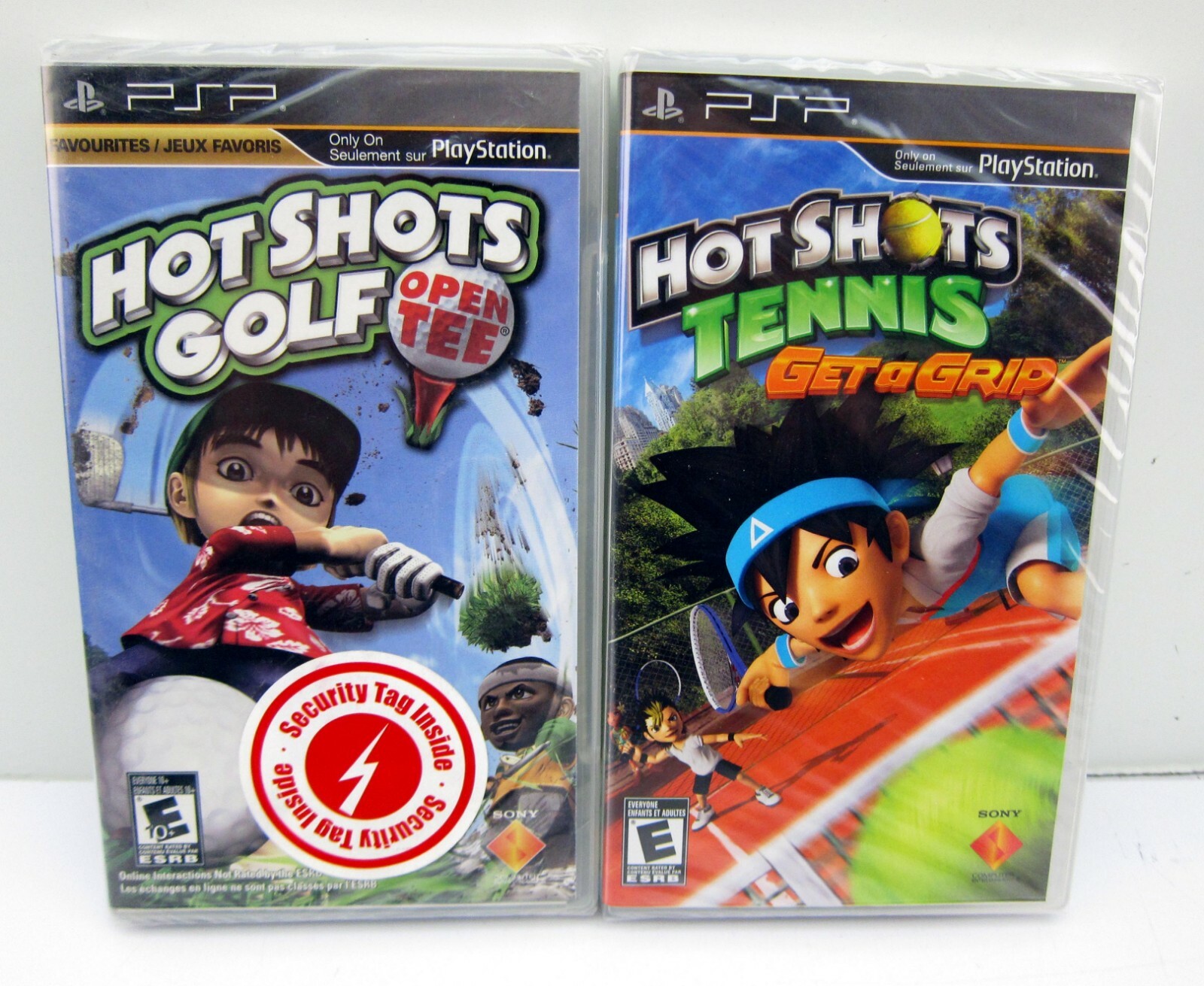 New Sony PSP Hot Shots Golf Open Tee & Hot Shots Tennis Get a Grip 2 Video Game