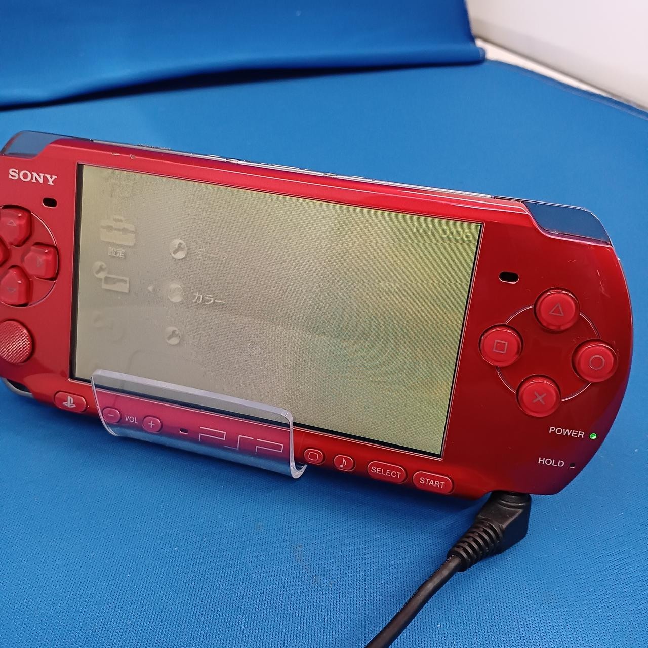 Sony PSP 3000 Radiant Red RR Box Manual Charger Tested Working Japan NTSC-J