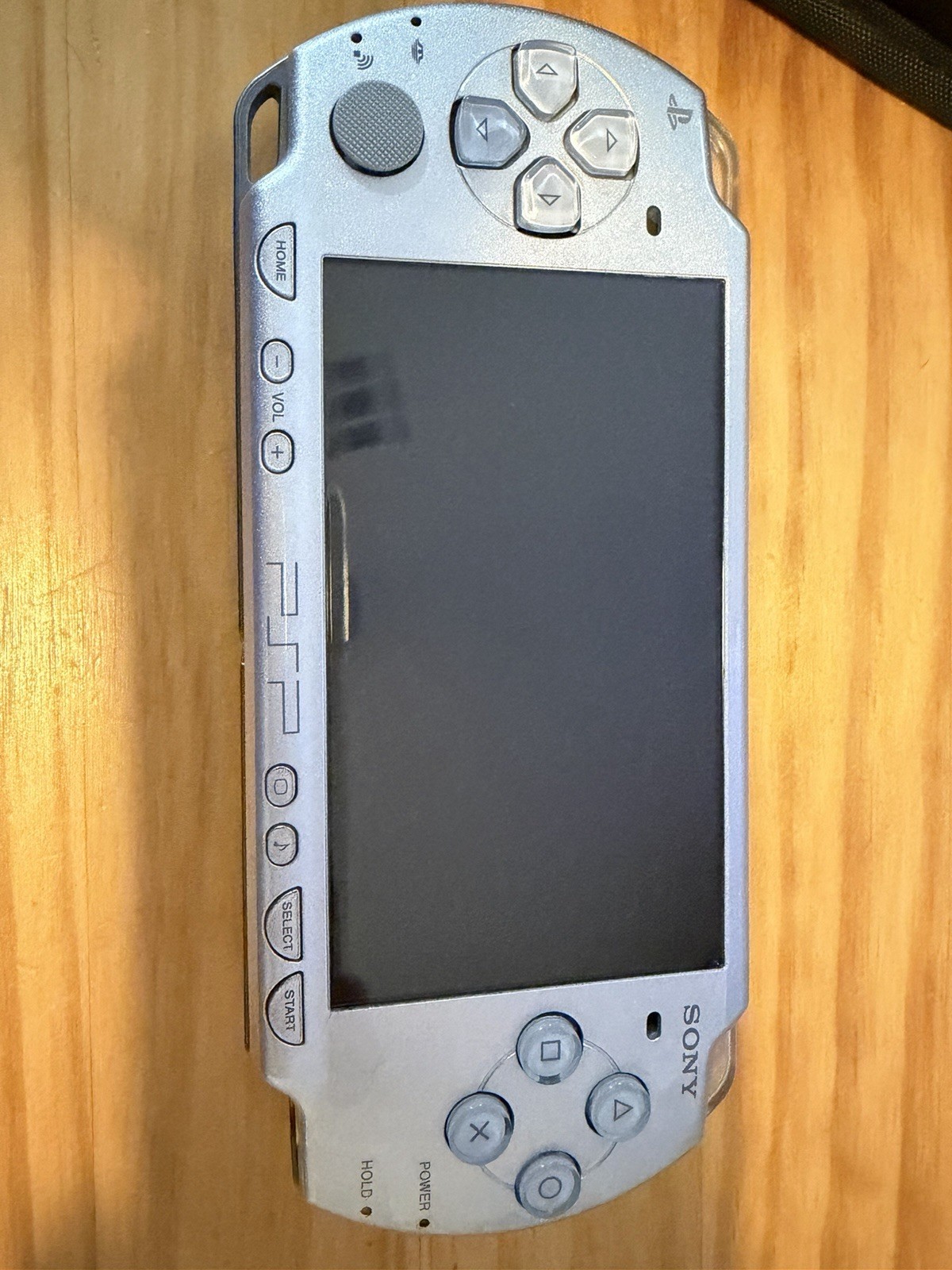 Sony PSP-2001 Handheld Console Bundle w/ Case, AC Adapter, 2 games, 1 GB memory